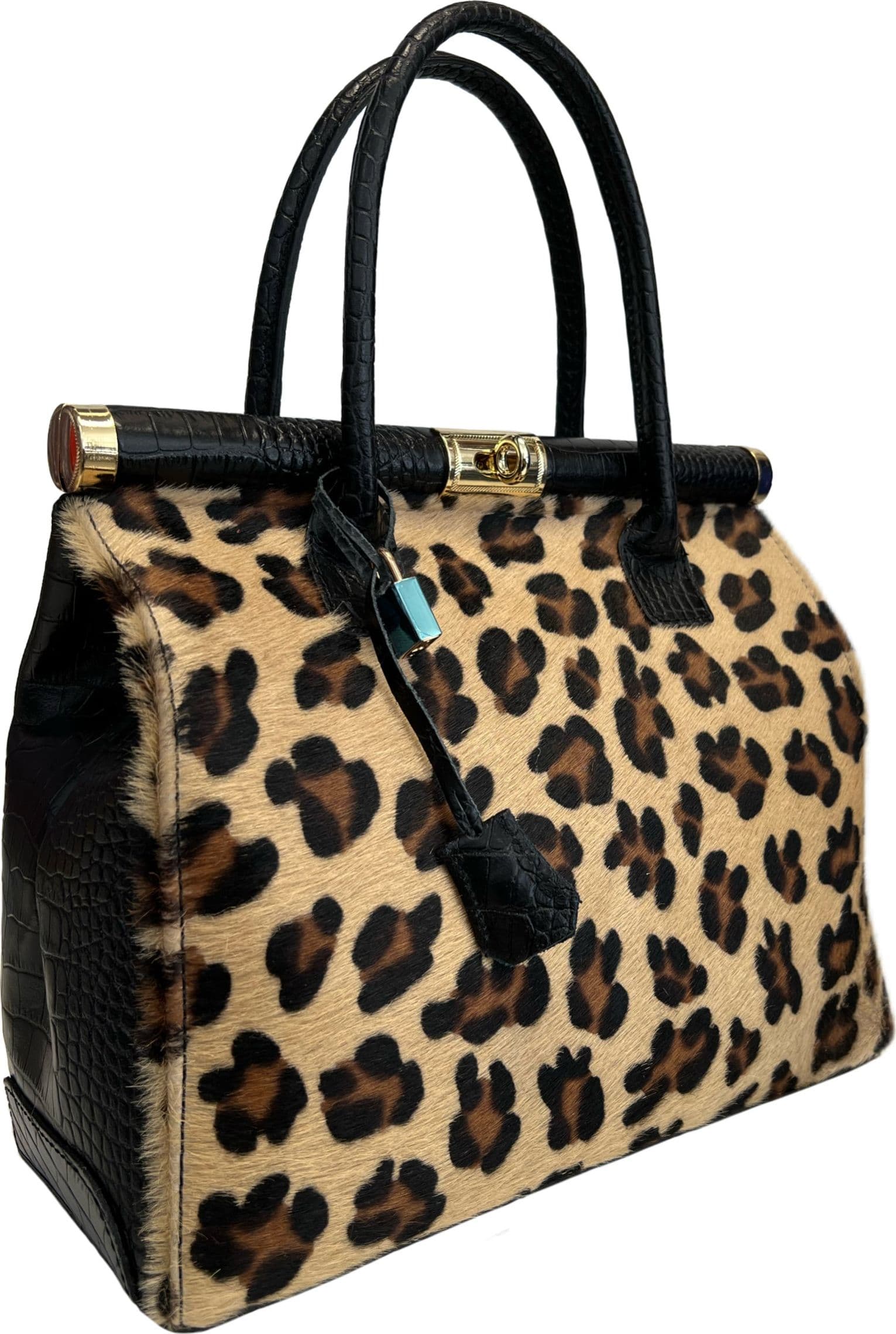 Modarno Borsa a mano In Vera Pelle Cocco + Vero Pelo di Cavallino modello FIRENZE in Organizer borsa Modarno - Sesto Fiorentino, commercioVirtuoso.it