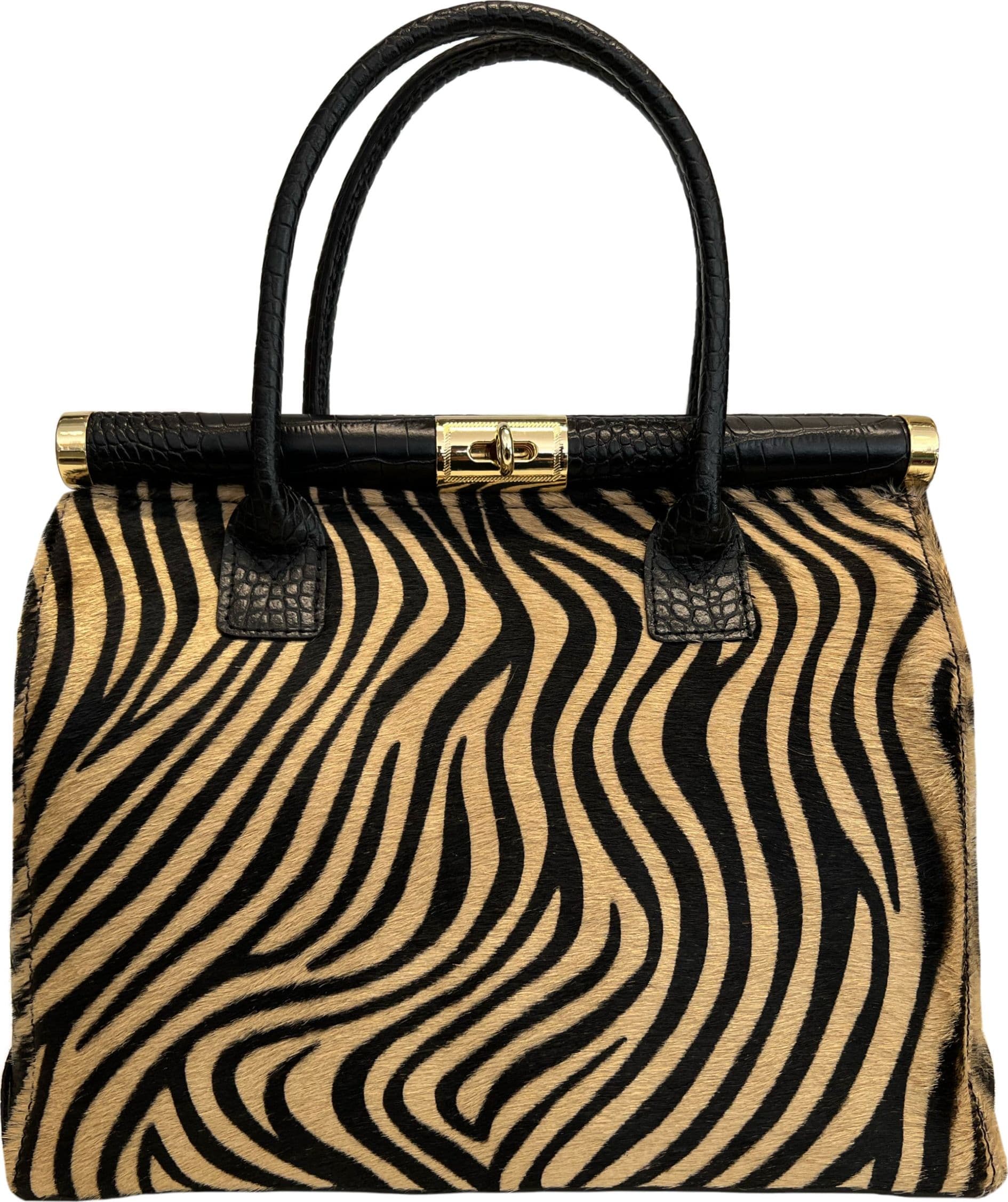 Modarno Borsa a mano In Vera Pelle Cocco + Vero Pelo di Cavallino modello FIRENZE in Organizer borsa Modarno - Sesto Fiorentino, commercioVirtuoso.it
