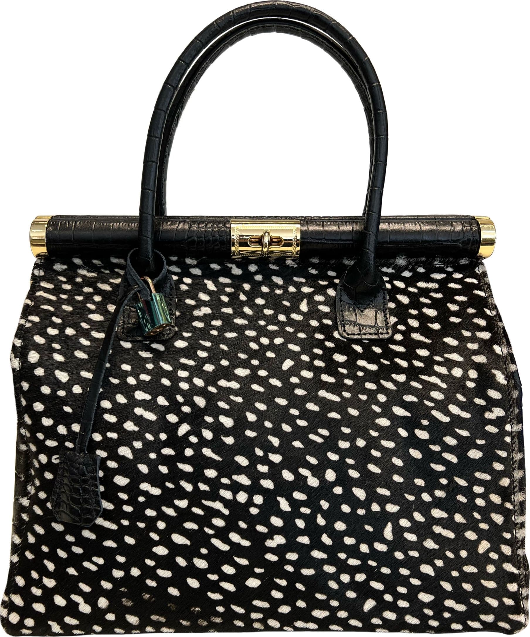 Modarno Borsa a mano In Vera Pelle Cocco + Vero Pelo di Cavallino modello FIRENZE in Organizer borsa Modarno - Sesto Fiorentino, commercioVirtuoso.it