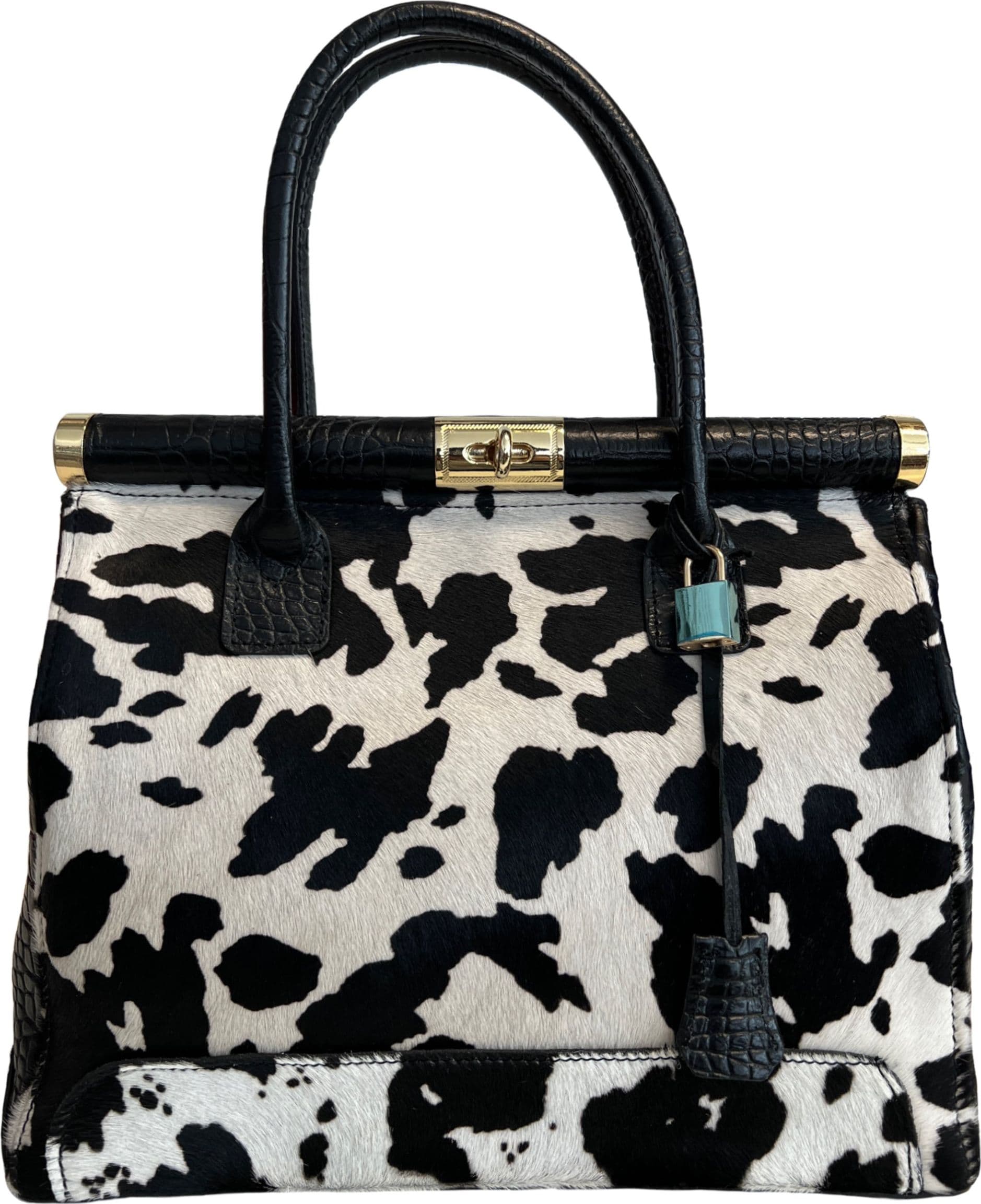 Modarno Borsa a mano In Vera Pelle Cocco + Vero Pelo di Cavallino modello FIRENZE in Organizer borsa Modarno - Sesto Fiorentino, commercioVirtuoso.it