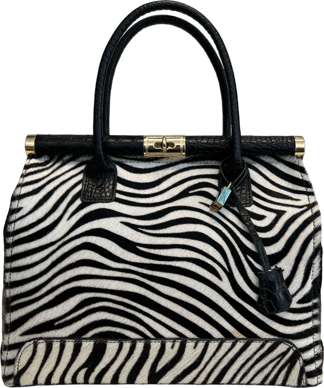 Modarno Borsa a mano In Vera Pelle Cocco + Vero Pelo di Cavallino modello FIRENZE in Organizer borsa Modarno - Sesto Fiorentino, commercioVirtuoso.it