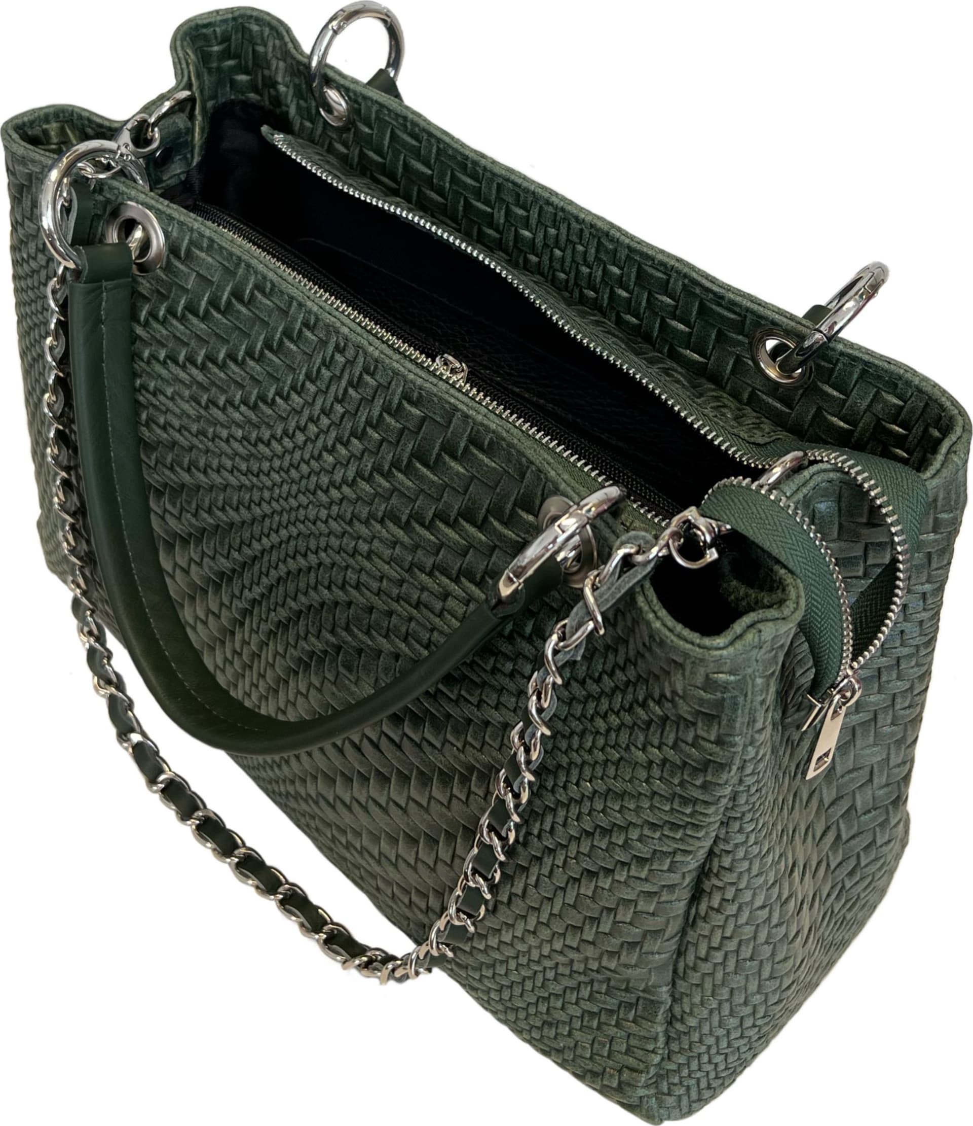 Modarno Borsa a mano da donna in vera pelle con tracolla 35x15x22 cm in Organizer borsa Modarno - Sesto Fiorentino, commercioVirtuoso.it
