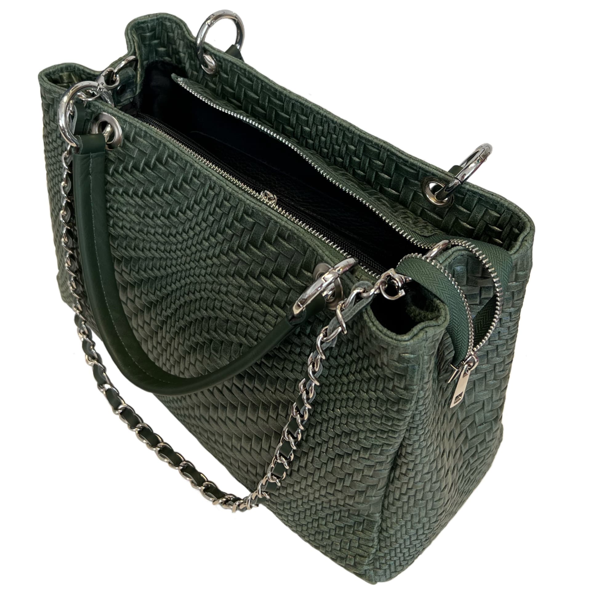 Modarno Borsa a mano da donna in vera pelle con tracolla 35x15x22 cm in Organizer borsa Modarno - Sesto Fiorentino, commercioVirtuoso.it