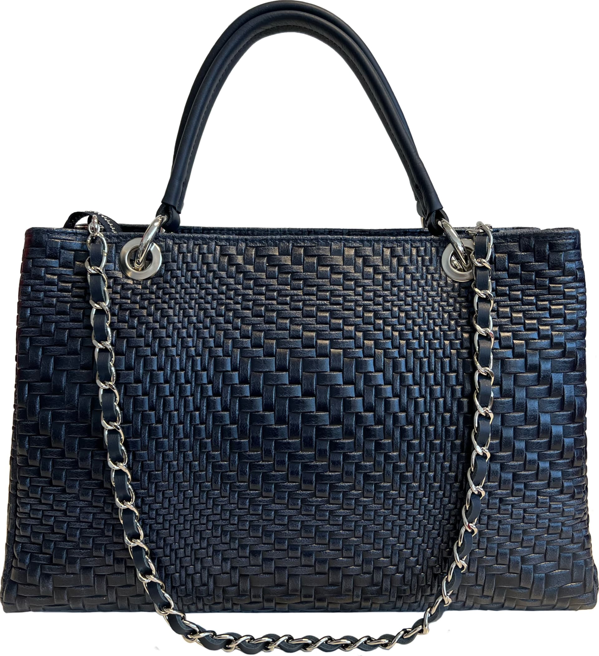 Modarno Borsa a mano da donna in vera pelle con tracolla 35x15x22 cm in Organizer borsa Modarno - Sesto Fiorentino, commercioVirtuoso.it