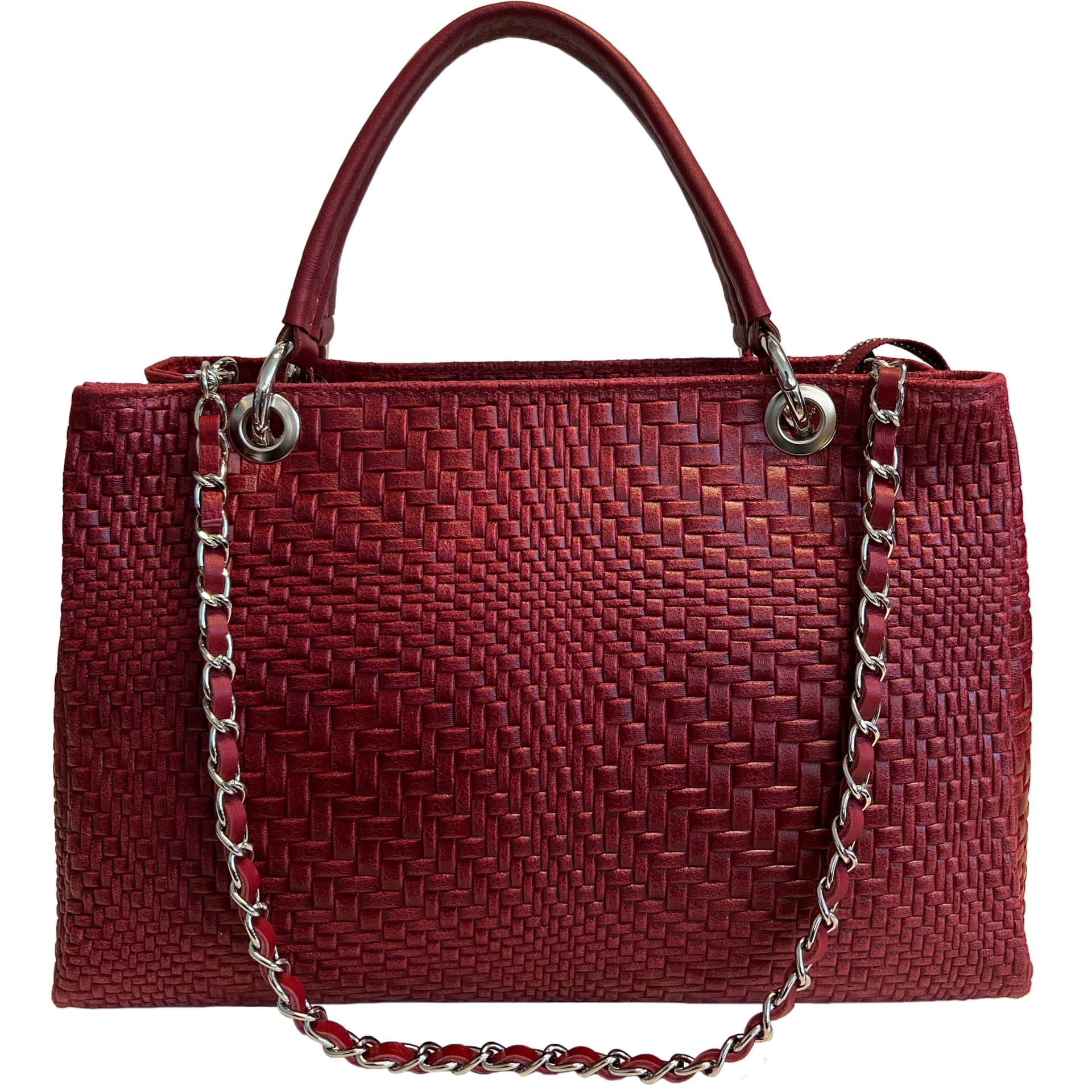 Modarno Borsa a mano da donna in vera pelle con tracolla 35x15x22 cm in Organizer borsa Modarno - Sesto Fiorentino, commercioVirtuoso.it