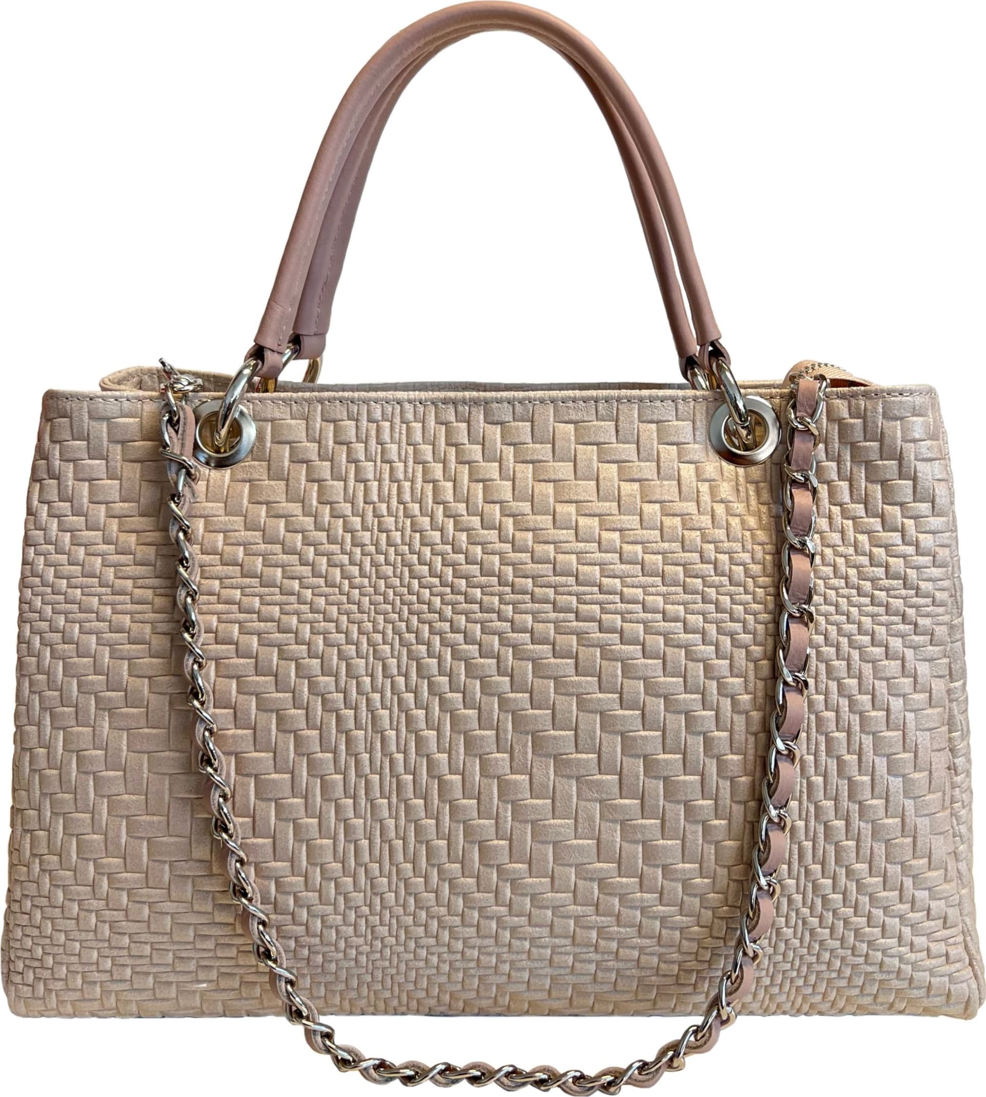 Modarno Borsa a mano da donna in vera pelle con tracolla 35x15x22 cm in Organizer borsa Modarno - Sesto Fiorentino, commercioVirtuoso.it