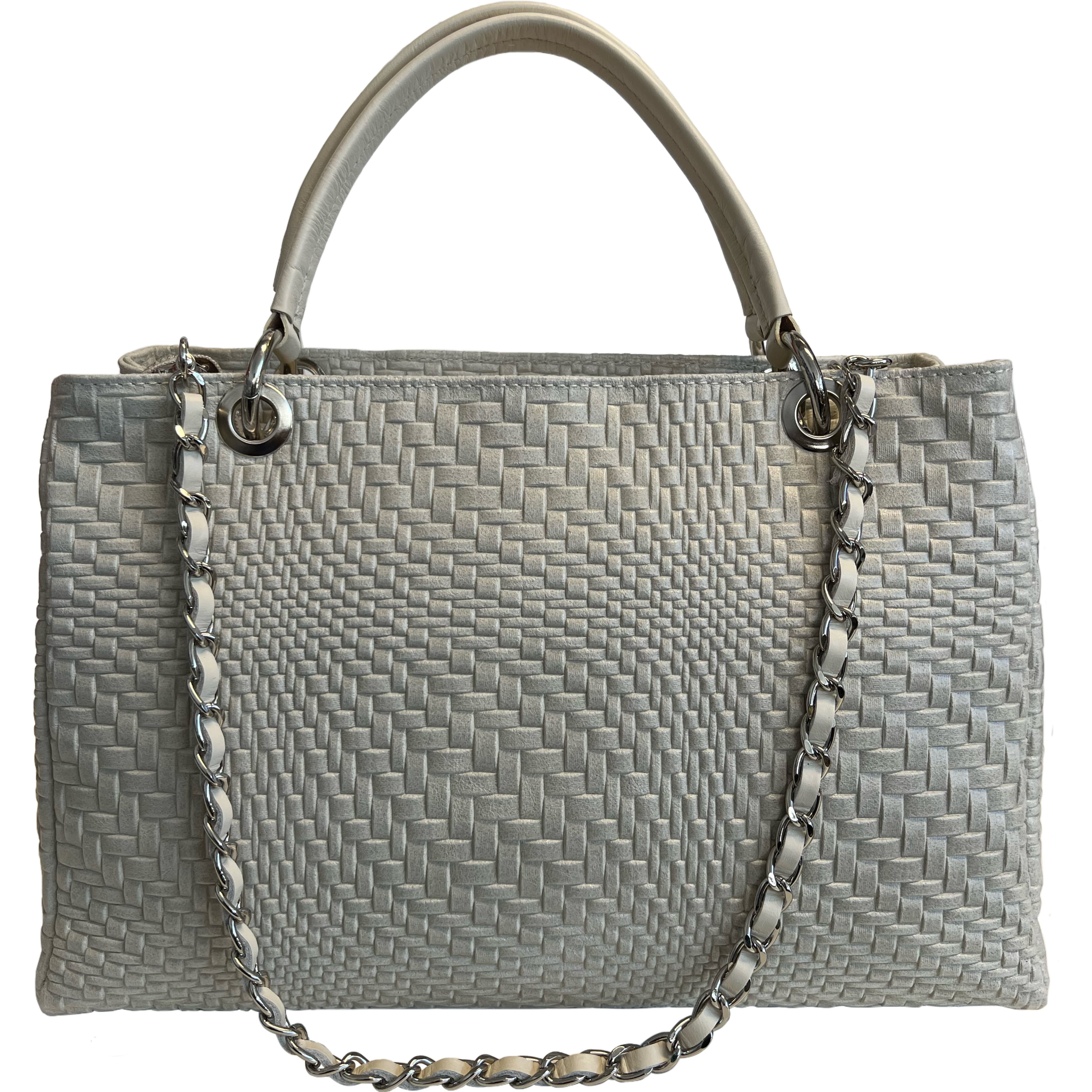 Modarno Borsa a mano da donna in vera pelle con tracolla 35x15x22 cm in Organizer borsa Modarno - Sesto Fiorentino, commercioVirtuoso.it