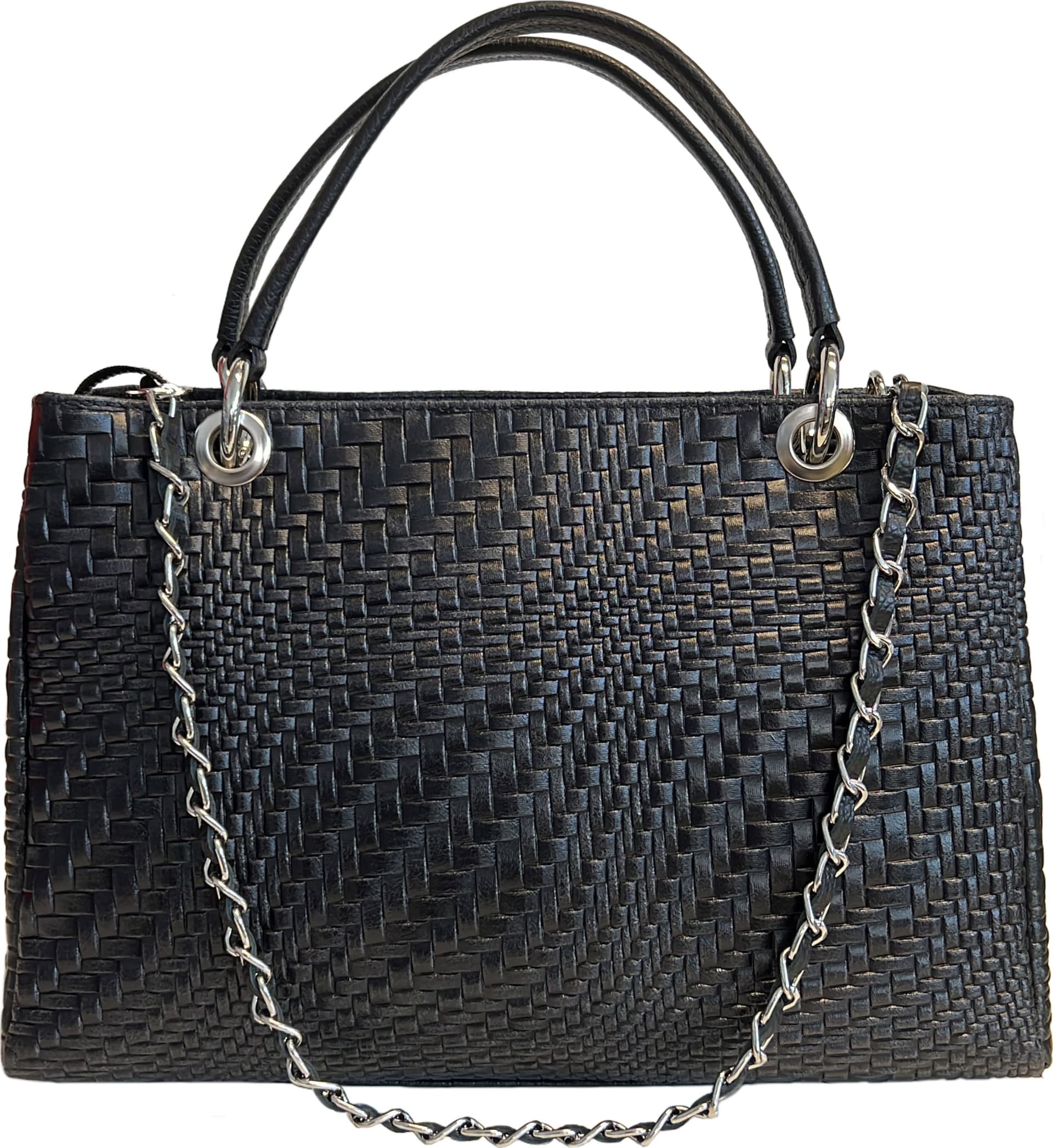 Modarno Borsa a mano da donna in vera pelle con tracolla 35x15x22 cm in Organizer borsa Modarno - Sesto Fiorentino, commercioVirtuoso.it