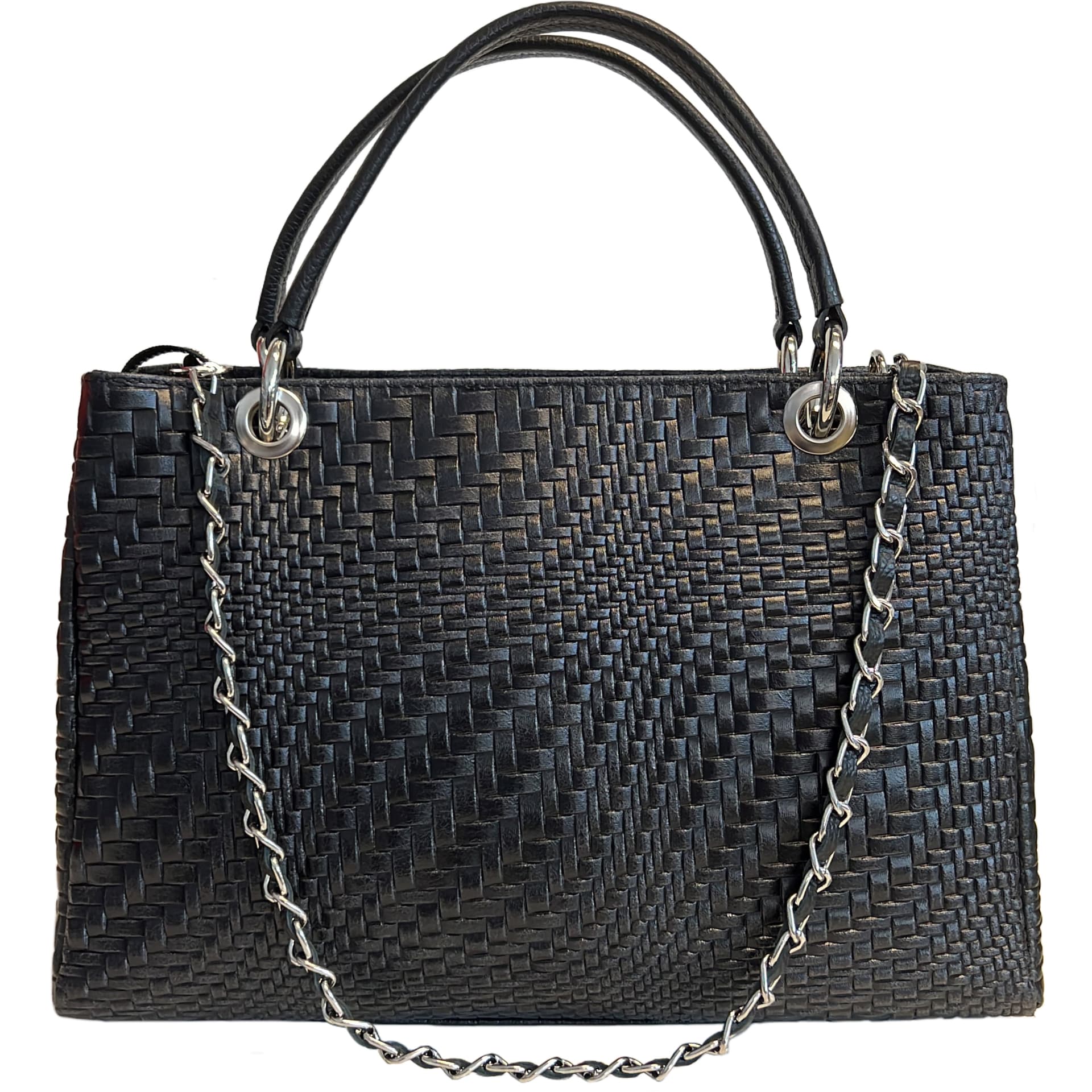 Modarno Borsa a mano da donna in vera pelle con tracolla 35x15x22 cm in Organizer borsa Modarno - Sesto Fiorentino, commercioVirtuoso.it