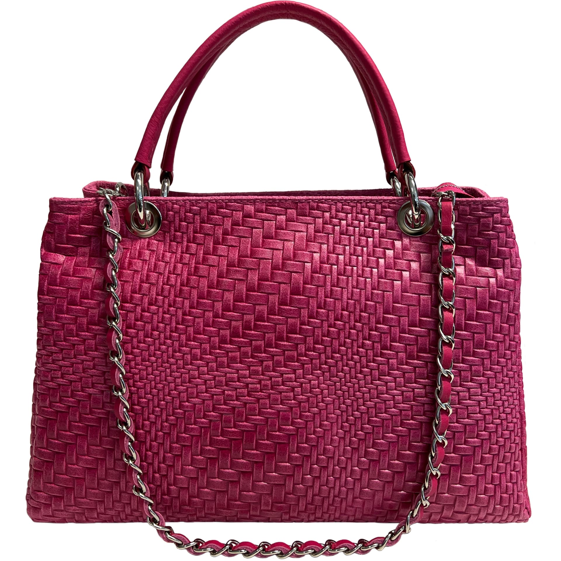 Modarno Borsa a mano da donna in vera pelle con tracolla 35x15x22 cm in Organizer borsa Modarno - Sesto Fiorentino, commercioVirtuoso.it