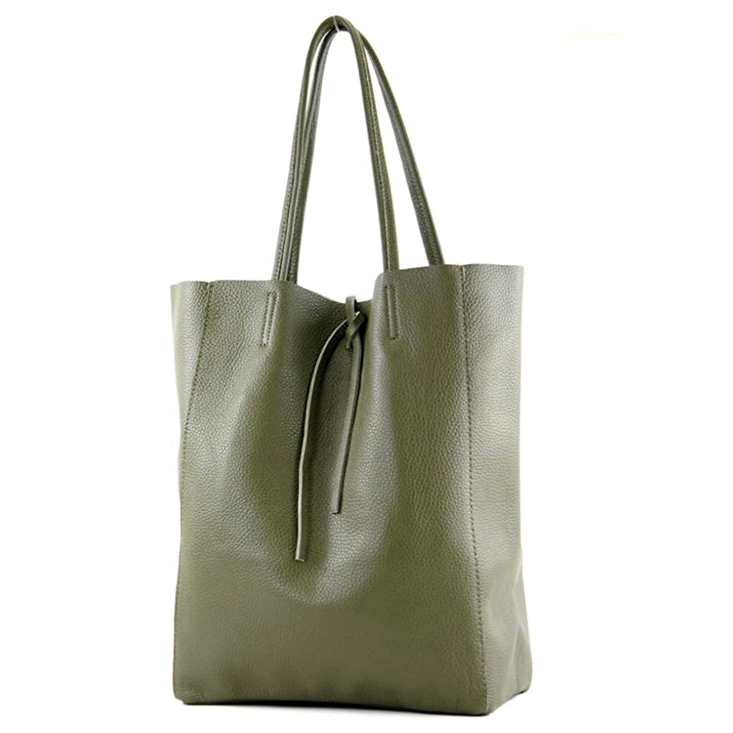 Modarno Shopper Bag a spalla in pelle con doppio manico, Shopper Large con tasca interna in pelle in Organizer borsa Modarno - Sesto Fiorentino, commercioVirtuoso.it