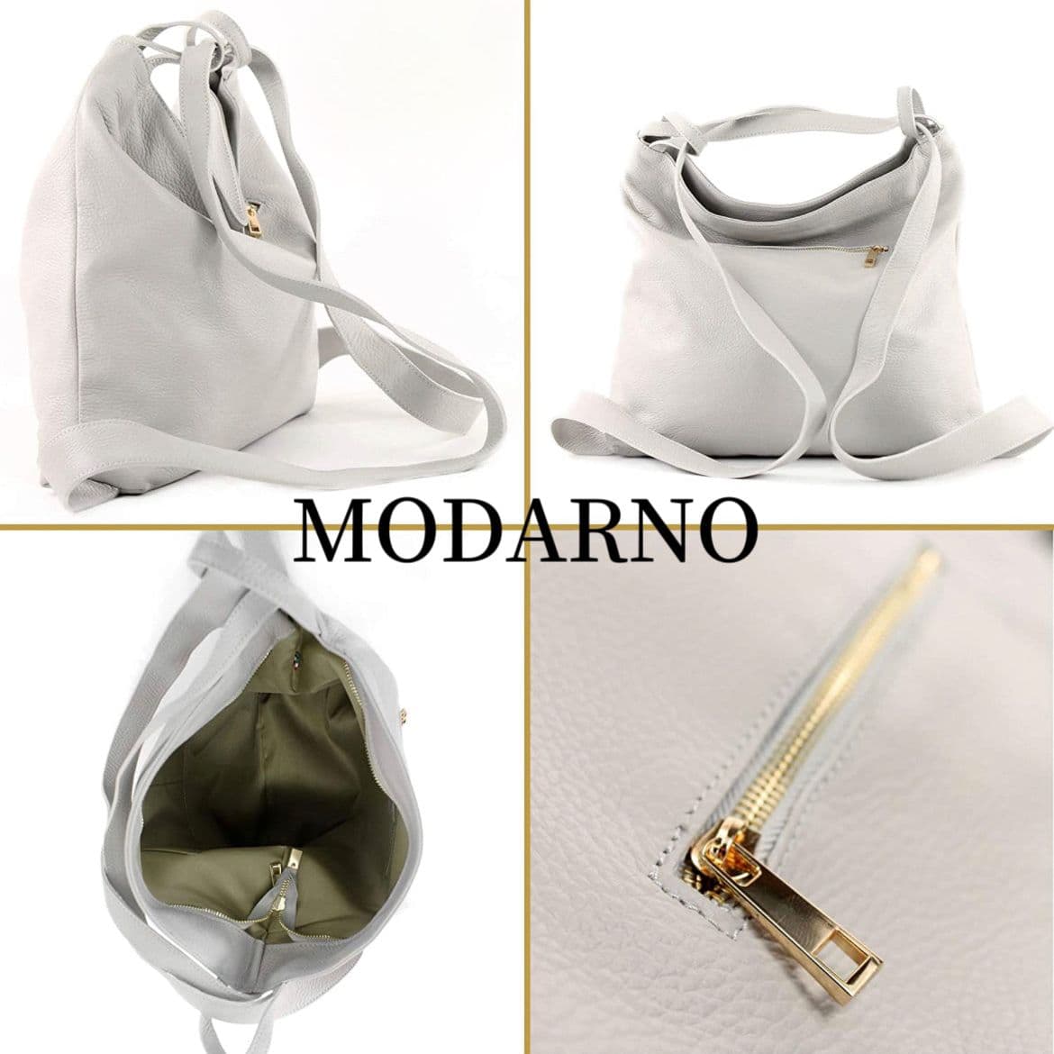 Modarno Shopper Zaino in Vera Pelle da donna 2in1 in Organizer borsa Modarno - Sesto Fiorentino, commercioVirtuoso.it