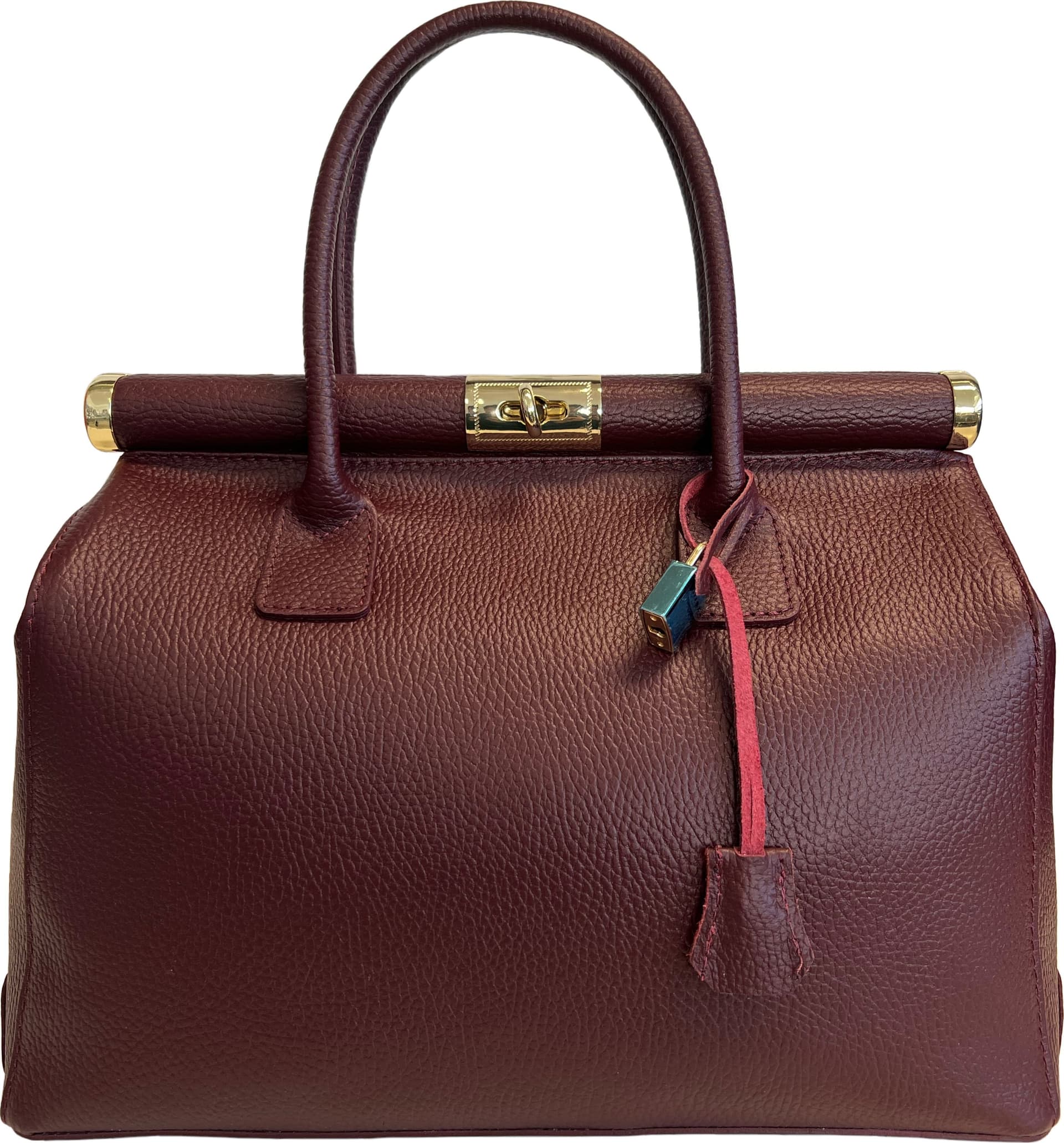 Modarno Handbag Borsa Donna a Mano Pelle con Tracolla Bauletto 35x28x16 cm in Organizer borsa Modarno - Sesto Fiorentino, commercioVirtuoso.it