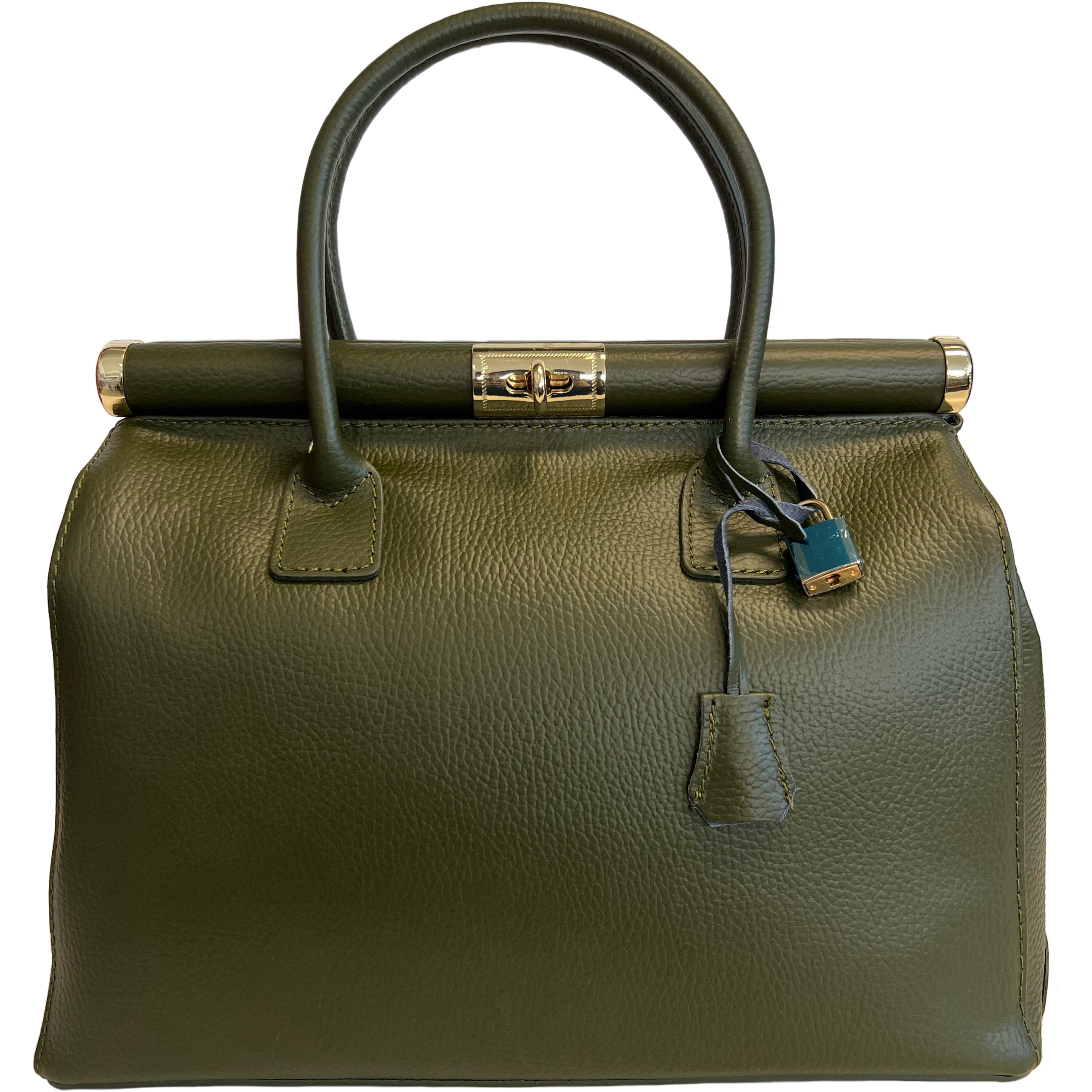 Modarno Handbag Borsa Donna a Mano Pelle con Tracolla Bauletto 35x28x16 cm in Organizer borsa Modarno - Sesto Fiorentino, commercioVirtuoso.it
