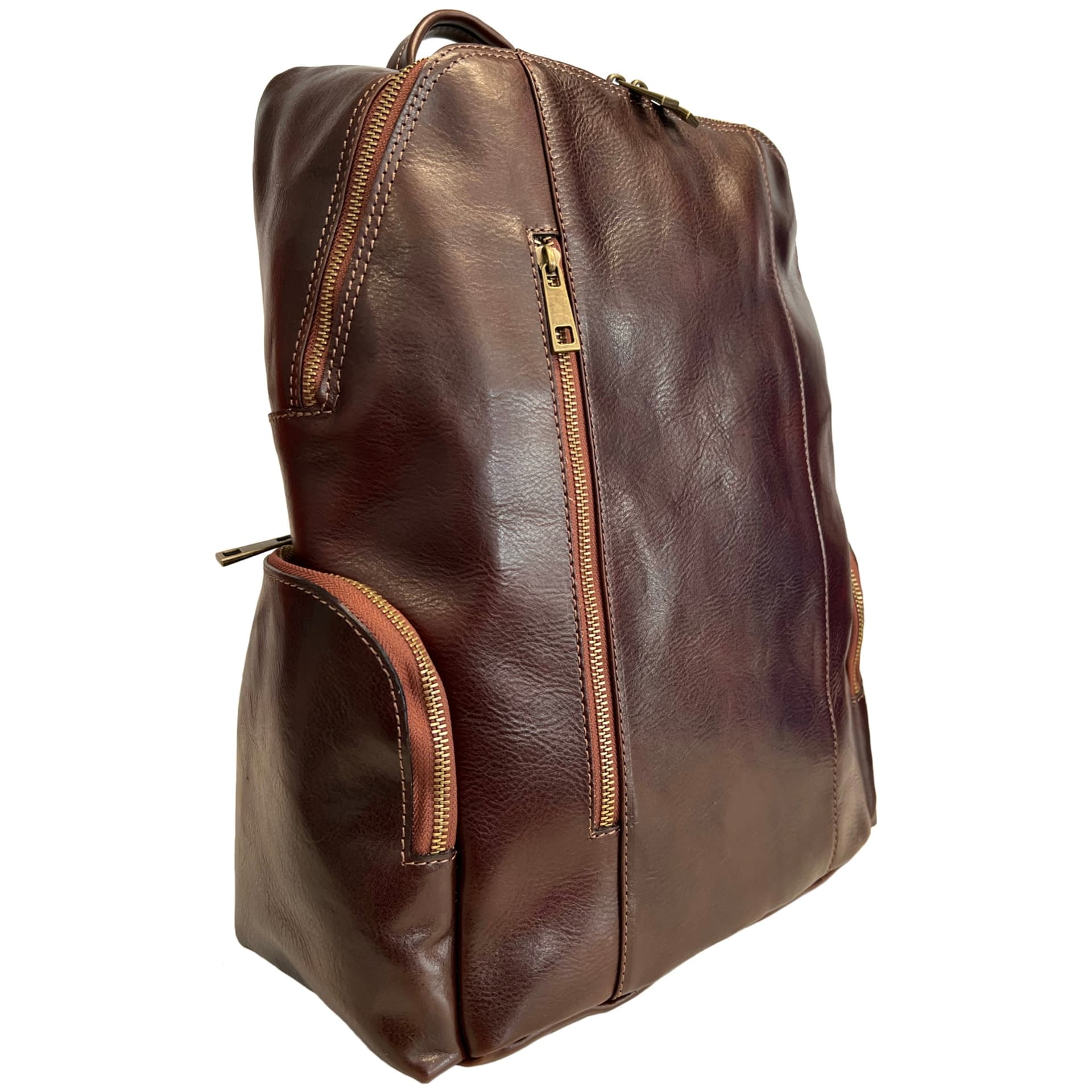Zaino La Divina Commedia in vera pelle marrone in Organizer borsa Modarno - Sesto Fiorentino, commercioVirtuoso.it