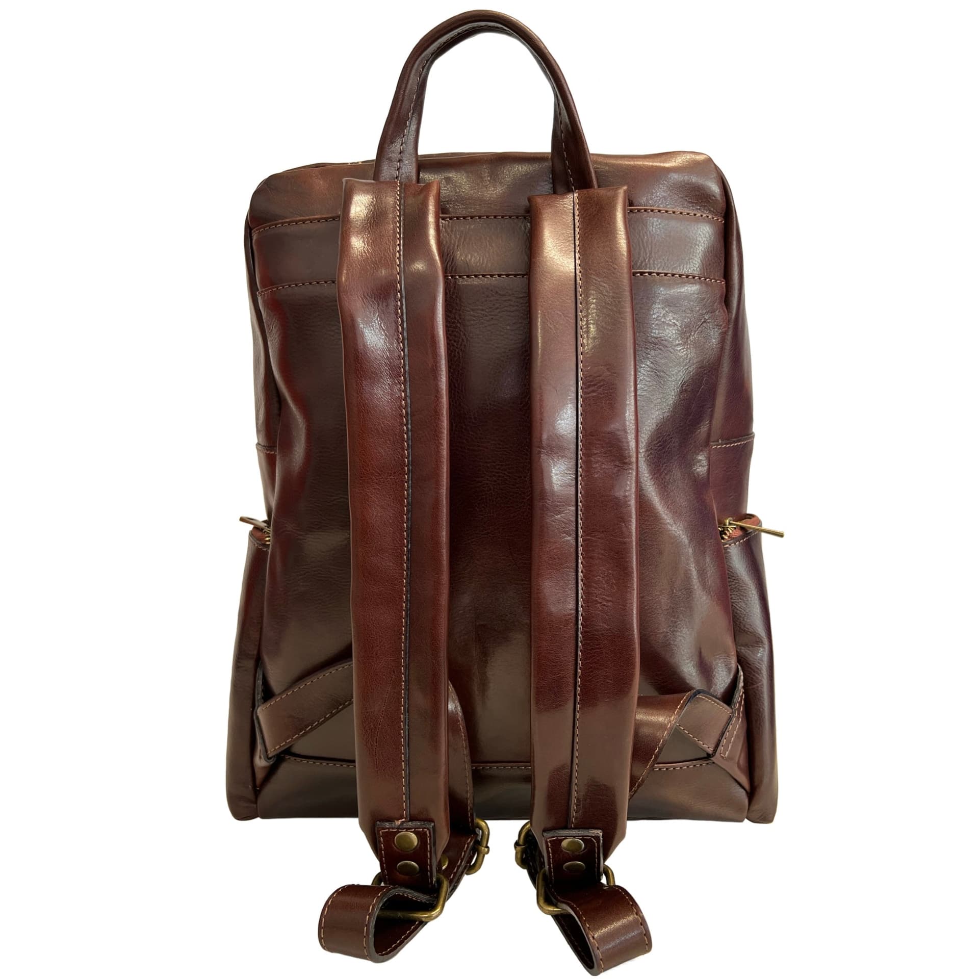 Zaino La Divina Commedia in vera pelle marrone in Organizer borsa Modarno - Sesto Fiorentino, commercioVirtuoso.it