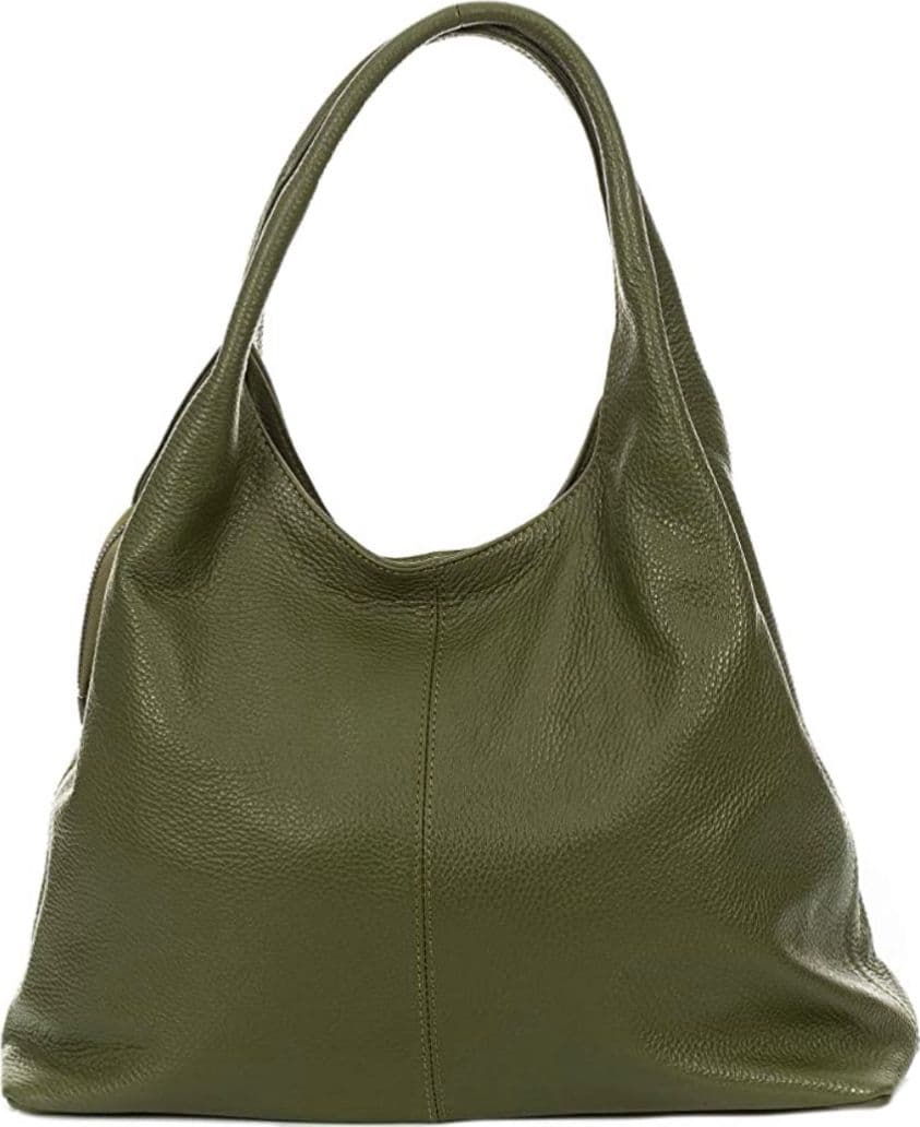 Modarno Sacca da Donna in Pelle | Nero | Borsa a Spalla | Vera Pelle | Made in Italy | Modello Samona in Organizer borsa Modarno - Sesto Fiorentino, commercioVirtuoso.it