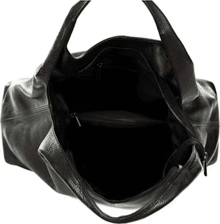 Modarno Sacca da Donna in Pelle | Nero | Borsa a Spalla | Vera Pelle | Made in Italy | Modello Samona in Organizer borsa Modarno - Sesto Fiorentino, commercioVirtuoso.it