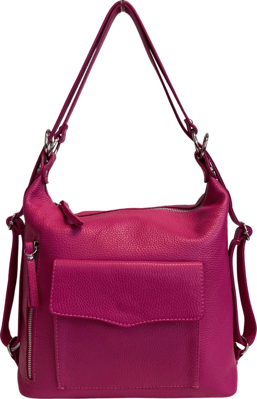 Modarno Borsa a spalla Italiane, borsa a zainetto da donna 2 in 1, in vera pelle in Organizer borsa Modarno - Sesto Fiorentino, commercioVirtuoso.it