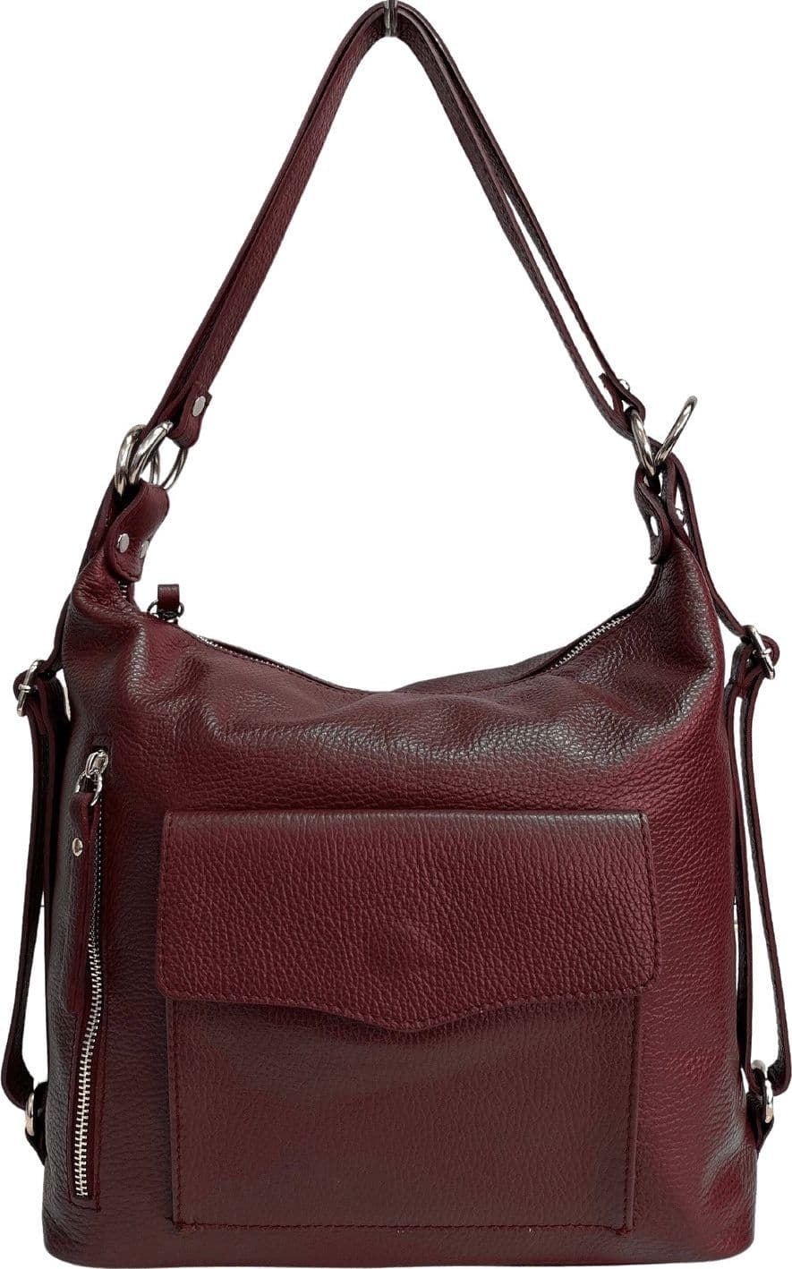 Modarno Borsa a spalla Italiane, borsa a zainetto da donna 2 in 1, in vera pelle in Organizer borsa Modarno - Sesto Fiorentino, commercioVirtuoso.it