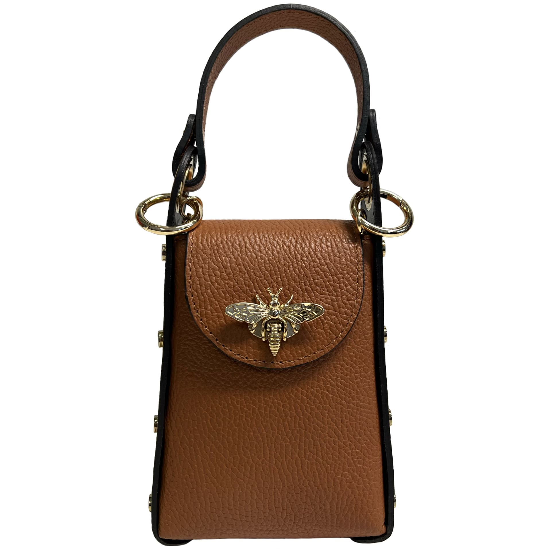 Modarno mini borsa in Vera pelle dollaro con chiusura a moschettone a forma di ape in Organizer borsa Modarno - Sesto Fiorentino, commercioVirtuoso.it