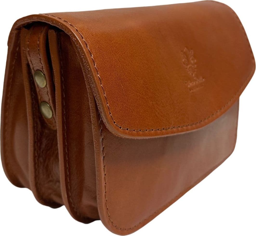Borsa a mano in pelle "Delia", borsa a tracolla, borsa a mano in pelle naturale, borsa a cartella, vera pelle, marrone, borsa a tracolla, borsa piccola in Organizer borsa Modarno - Sesto Fiorentino, commercioVirtuoso.it
