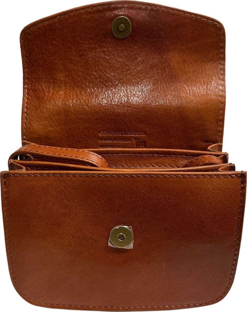 Borsa a mano in pelle "Delia", borsa a tracolla, borsa a mano in pelle naturale, borsa a cartella, vera pelle, marrone, borsa a tracolla, borsa piccola in Organizer borsa Modarno - Sesto Fiorentino, commercioVirtuoso.it