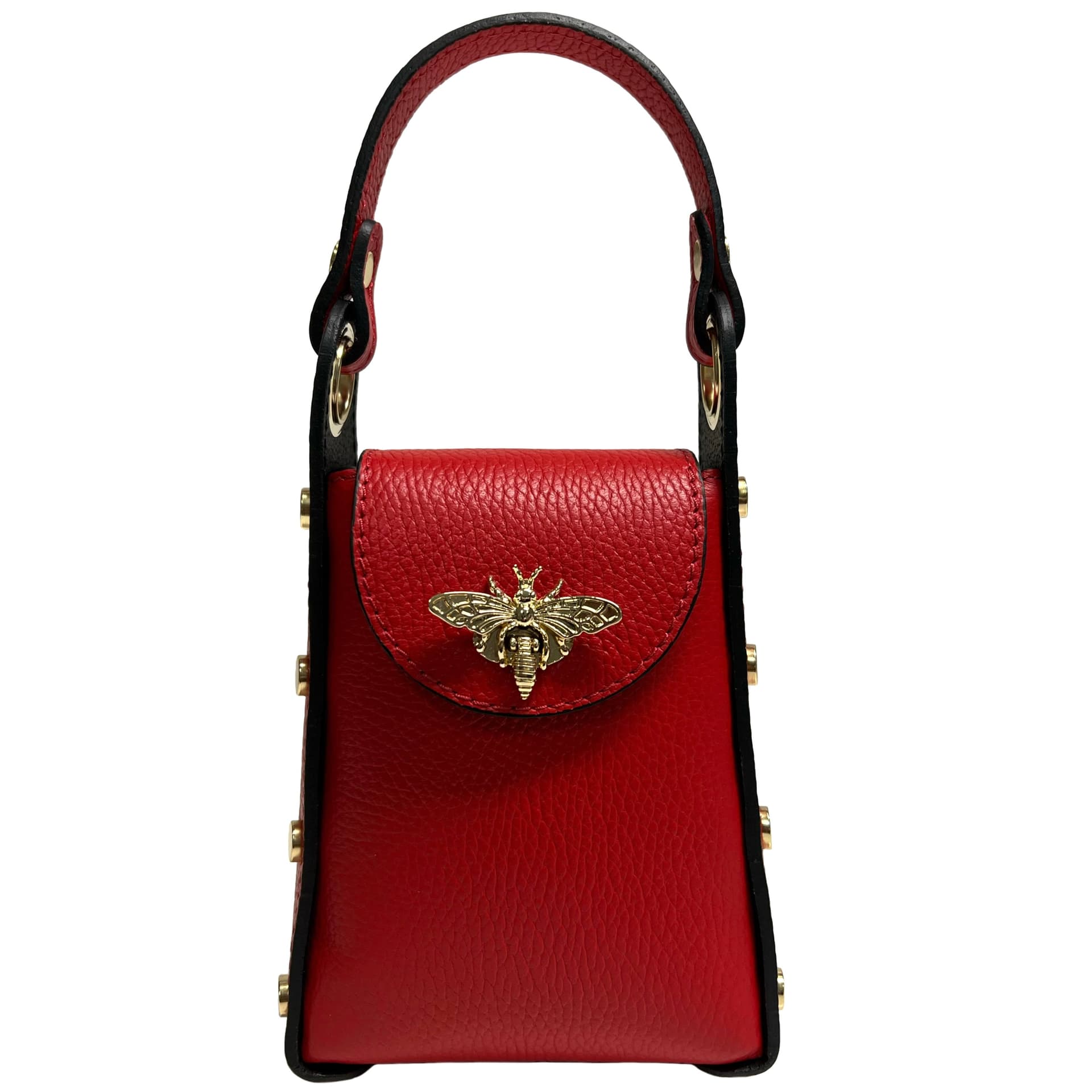 Modarno mini borsa in Vera pelle dollaro con chiusura a moschettone a forma di ape in Organizer borsa Modarno - Sesto Fiorentino, commercioVirtuoso.it