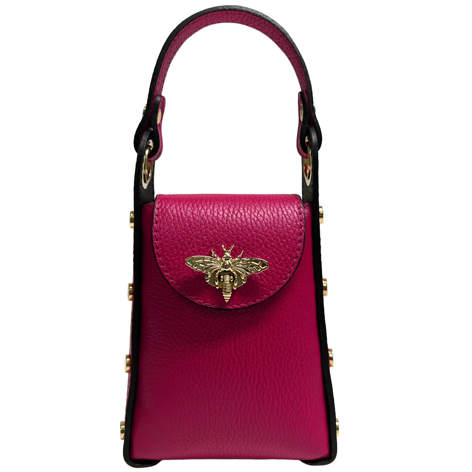 Modarno mini borsa in Vera pelle dollaro con chiusura a moschettone a forma di ape in Organizer borsa Modarno - Sesto Fiorentino, commercioVirtuoso.it