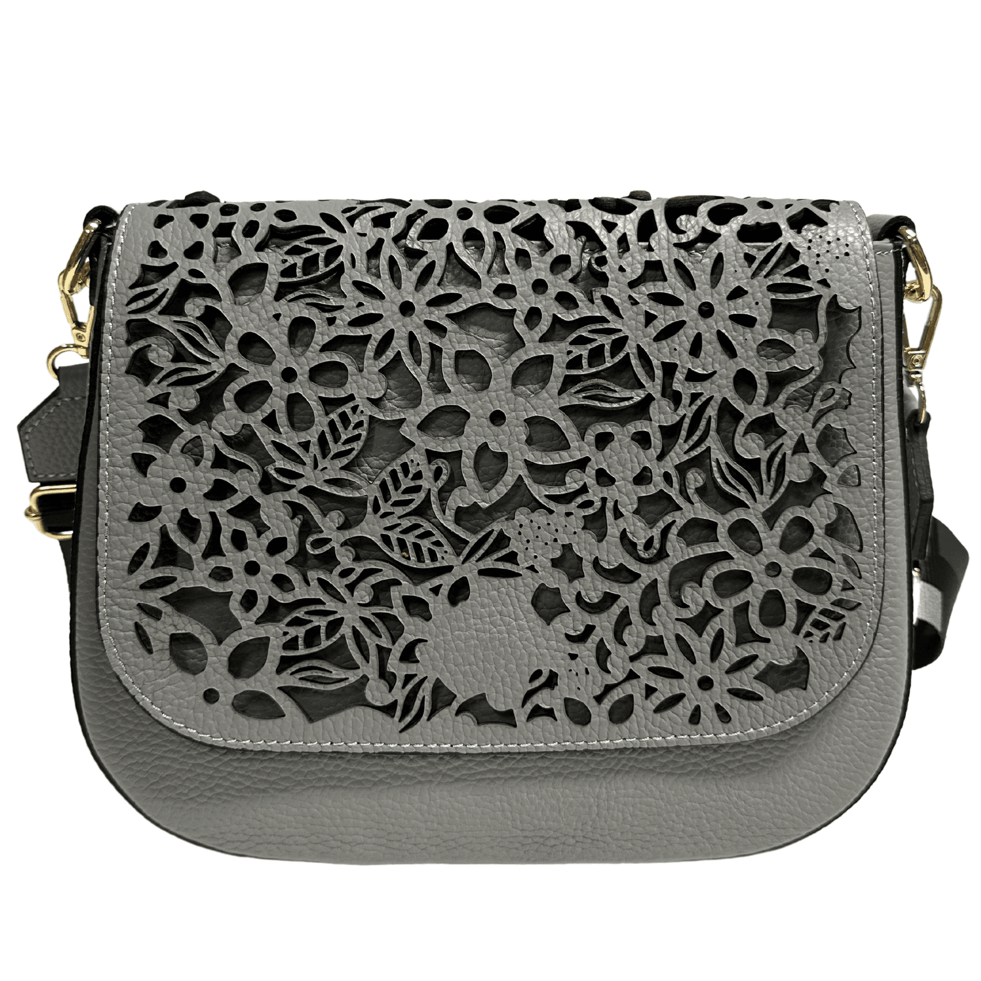 Modarno Borsa a tracolla con stampa floreale realizzata in vera pelle / Borsa donna / Regali per lei in Organizer borsa Modarno - Sesto Fiorentino, commercioVirtuoso.it