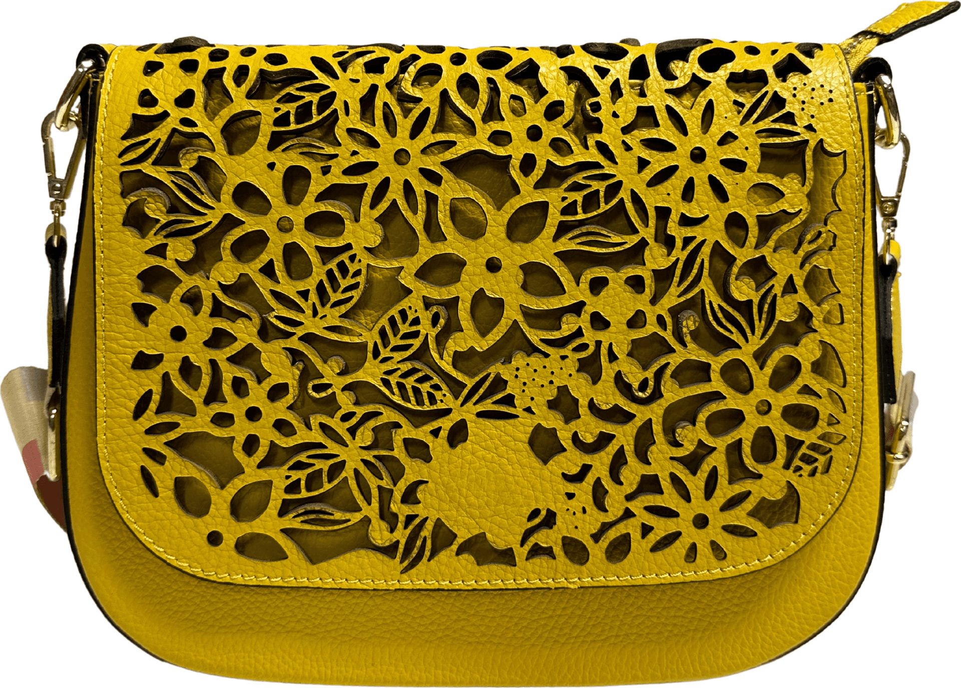 Modarno Borsa a tracolla con stampa floreale realizzata in vera pelle / Borsa donna / Regali per lei in Organizer borsa Modarno - Sesto Fiorentino, commercioVirtuoso.it