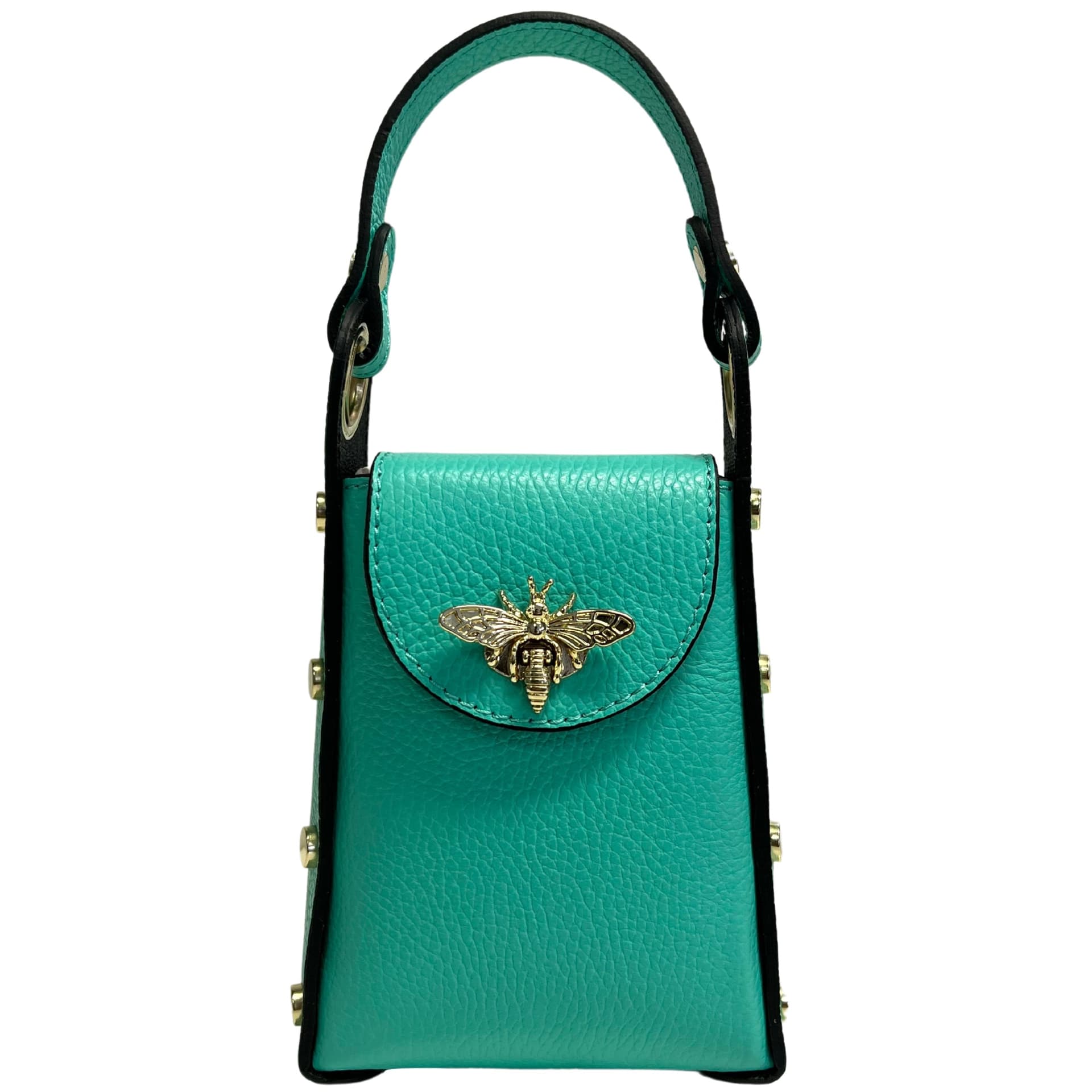 Modarno mini borsa in Vera pelle dollaro con chiusura a moschettone a forma di ape in Organizer borsa Modarno - Sesto Fiorentino, commercioVirtuoso.it