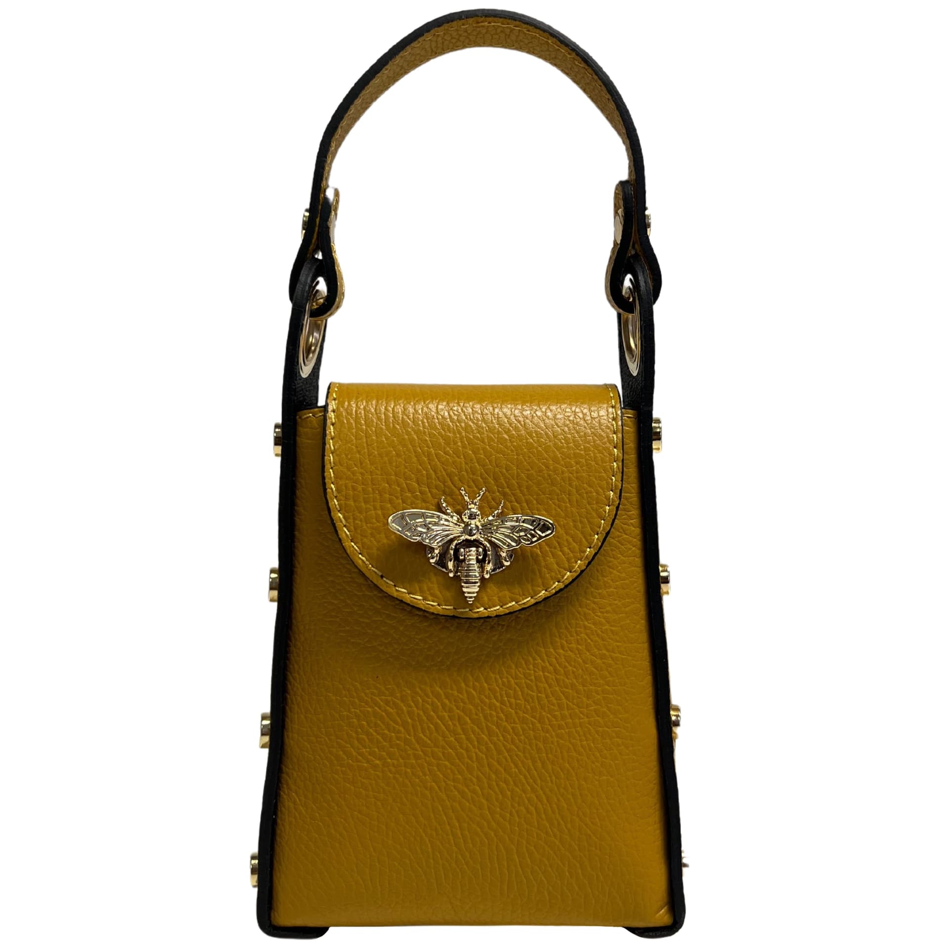 Modarno mini borsa in Vera pelle dollaro con chiusura a moschettone a forma di ape in Organizer borsa Modarno - Sesto Fiorentino, commercioVirtuoso.it
