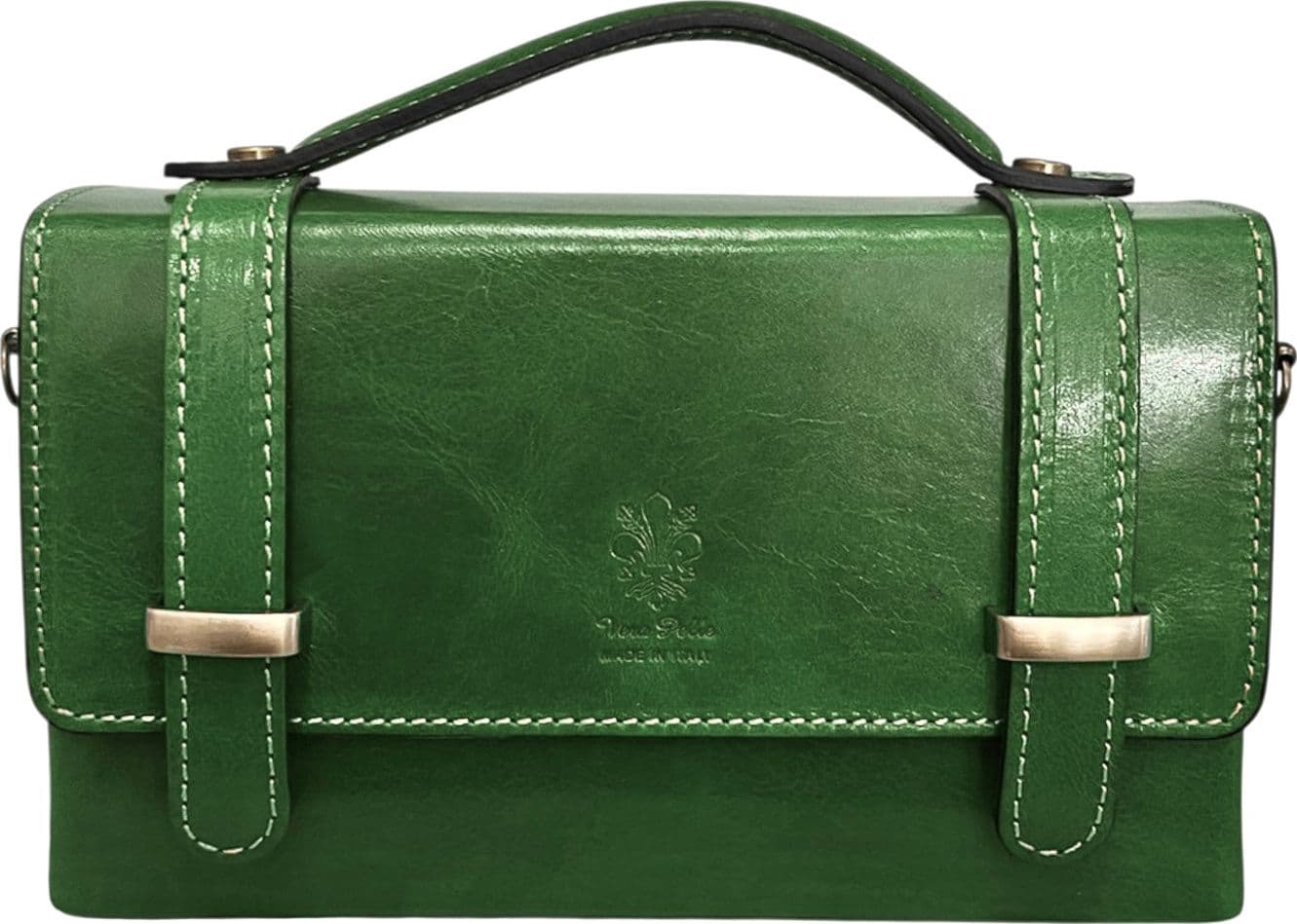 Modarno Borsetta donna a mano e tracolla Rettangolare in vera pelle vacchetta 21x6x13 cm in Organizer borsa Modarno - Sesto Fiorentino, commercioVirtuoso.it
