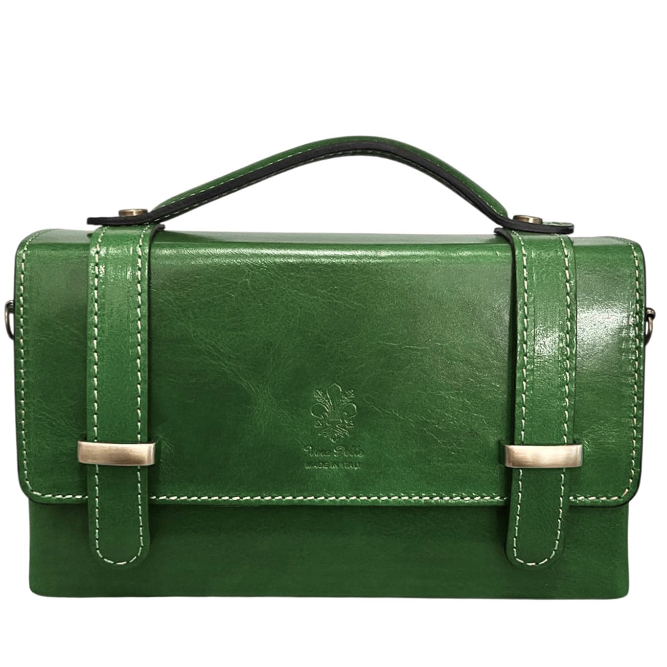 Modarno Borsetta donna a mano e tracolla Rettangolare in vera pelle vacchetta 21x6x13 cm in Organizer borsa Modarno - Sesto Fiorentino, commercioVirtuoso.it