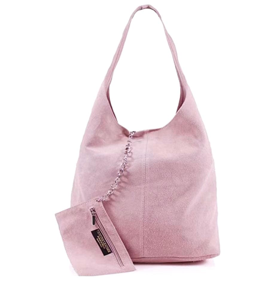 Modarno Borsa a tracolla da donna in pelle scamosciata pochette, borsa a tracolla, shopper, da donna, in vera pelle in Organizer borsa Modarno - Sesto Fiorentino, commercioVirtuoso.it