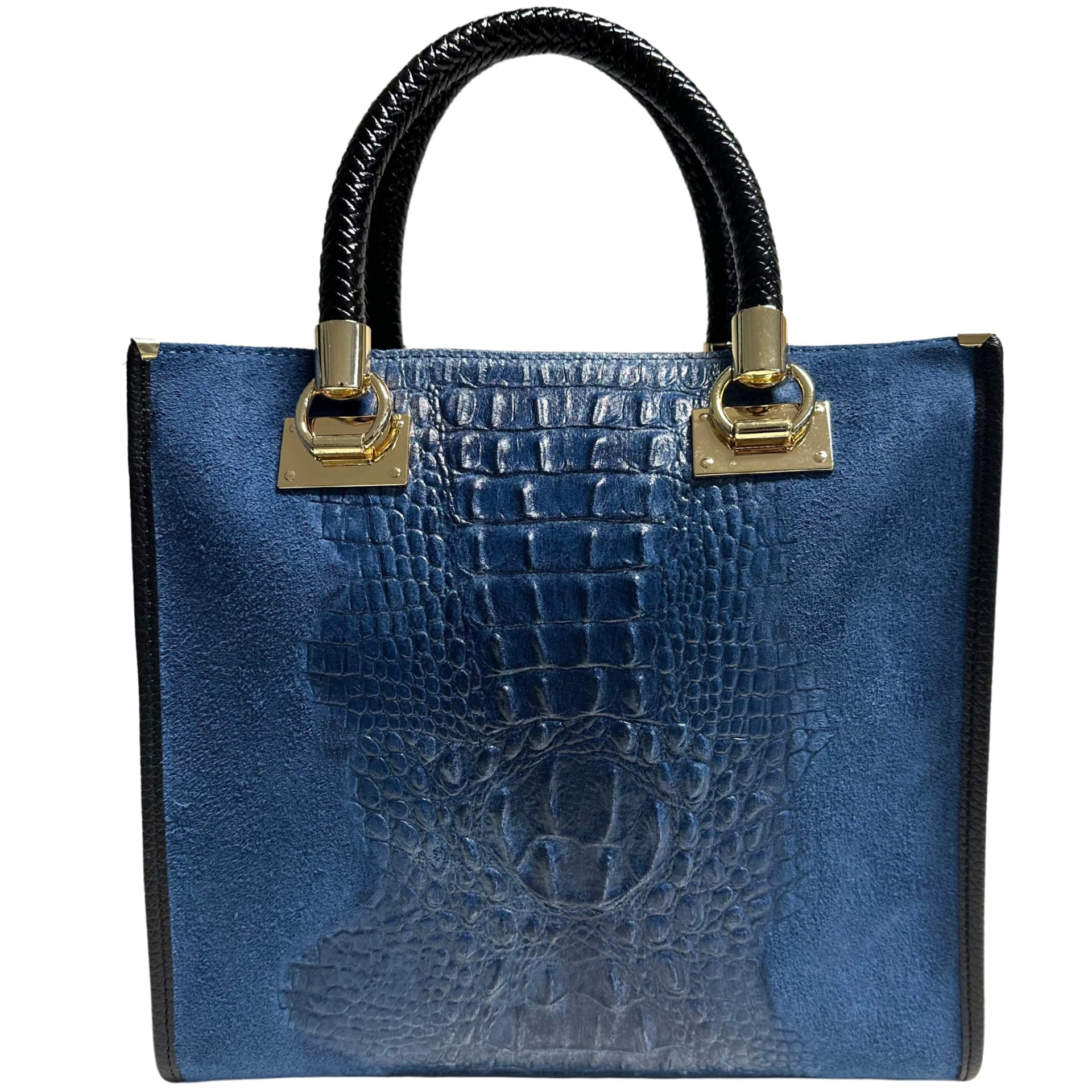 Modarno Borsa donna a tracolla - borsa a mano in pelle camoscio stampa cocco in Organizer borsa Modarno - Sesto Fiorentino, commercioVirtuoso.it