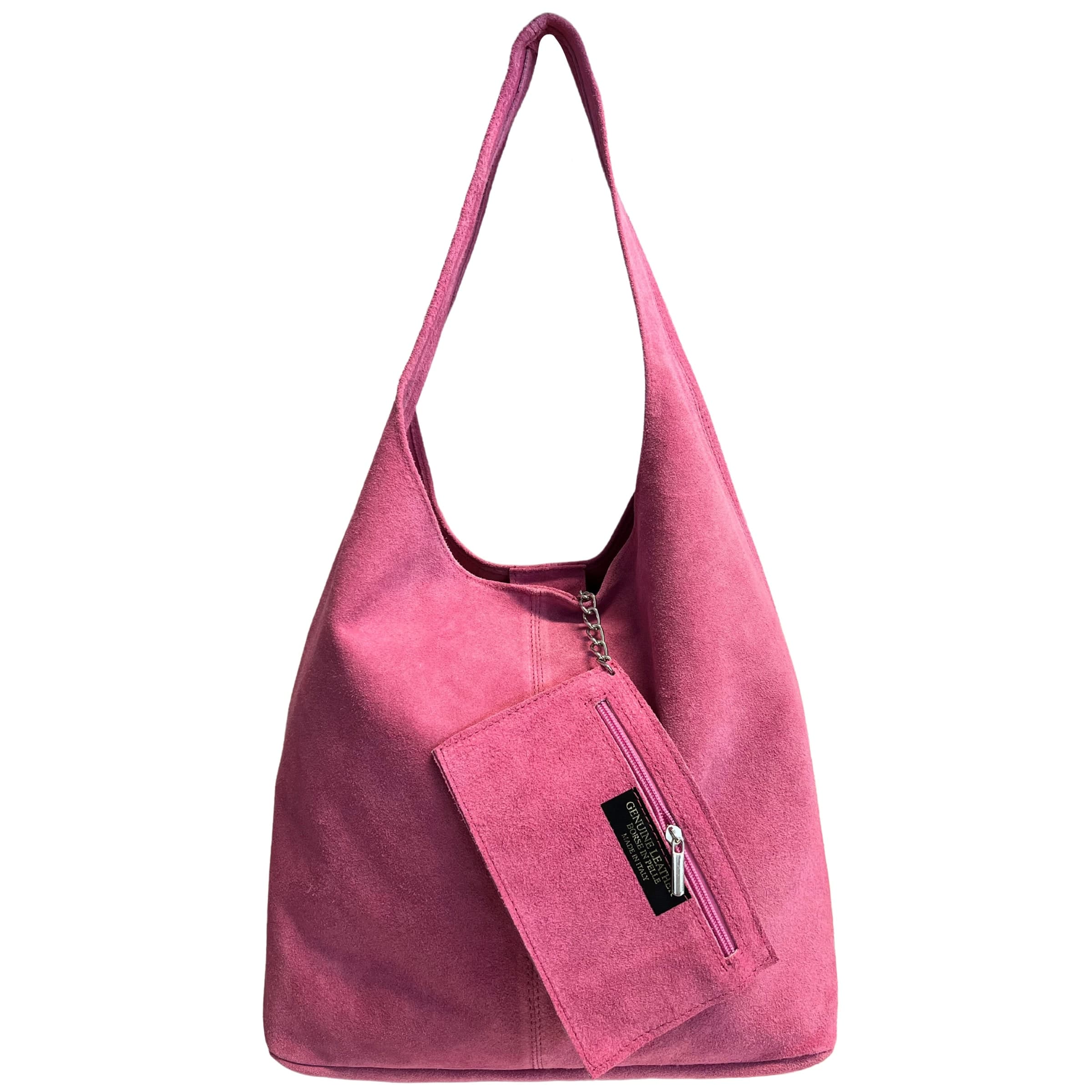 Modarno Borsa a tracolla da donna in pelle scamosciata pochette, borsa a tracolla, shopper, da donna, in vera pelle in Organizer borsa Modarno - Sesto Fiorentino, commercioVirtuoso.it
