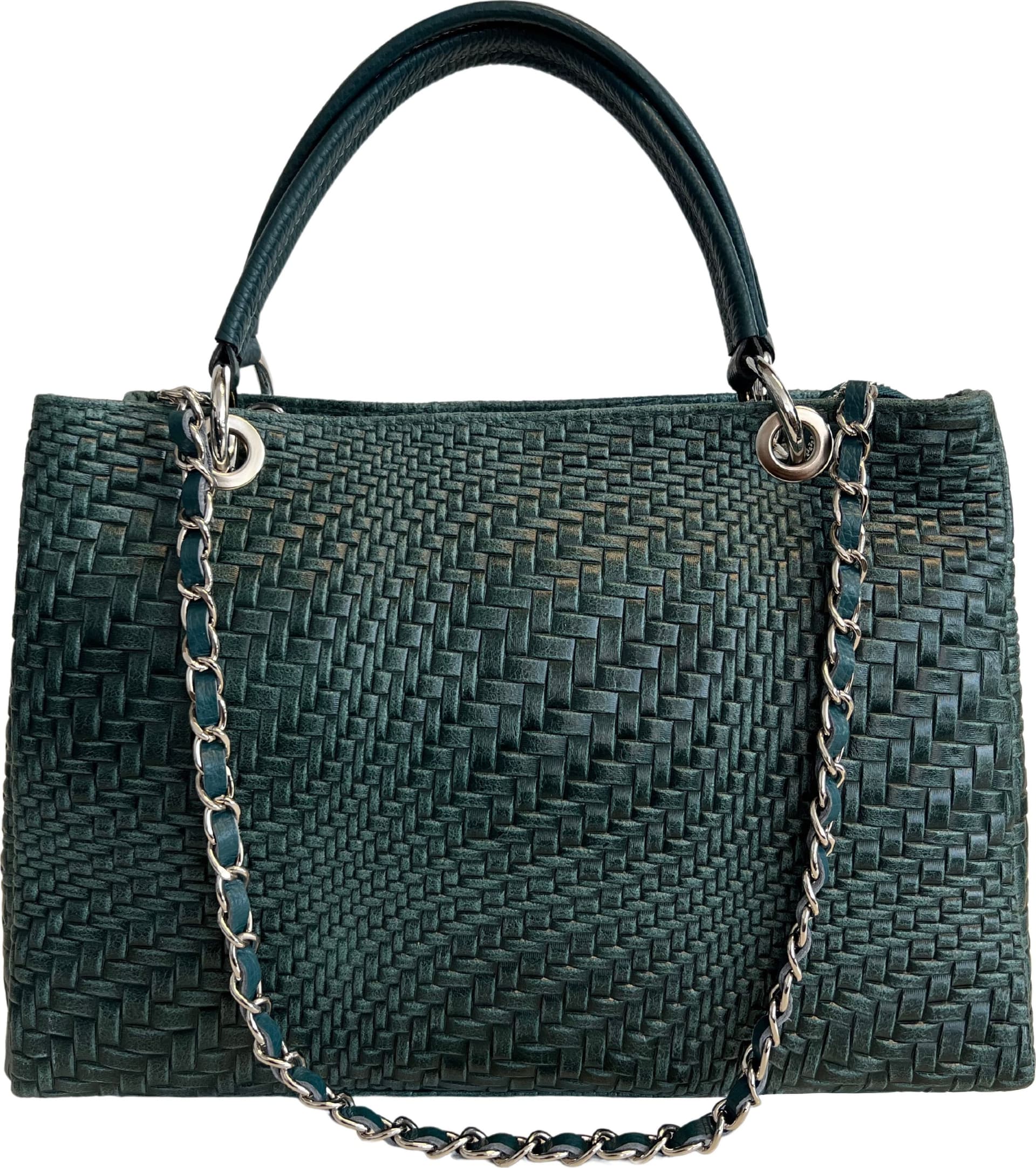 Modarno Borsa a mano da donna in vera pelle con tracolla 35x15x22 cm in Organizer borsa Modarno - Sesto Fiorentino, commercioVirtuoso.it