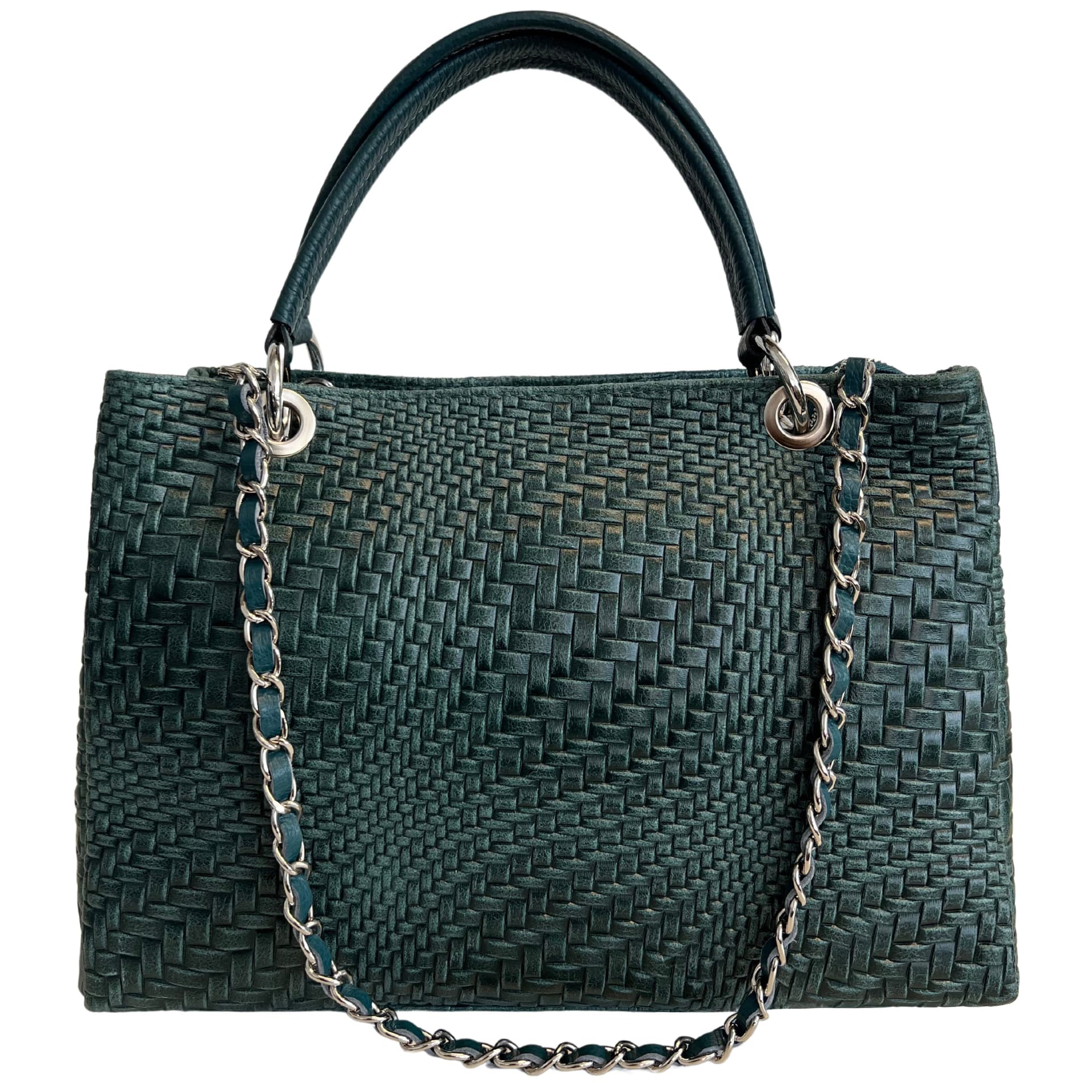 Modarno Borsa a mano da donna in vera pelle con tracolla 35x15x22 cm in Organizer borsa Modarno - Sesto Fiorentino, commercioVirtuoso.it