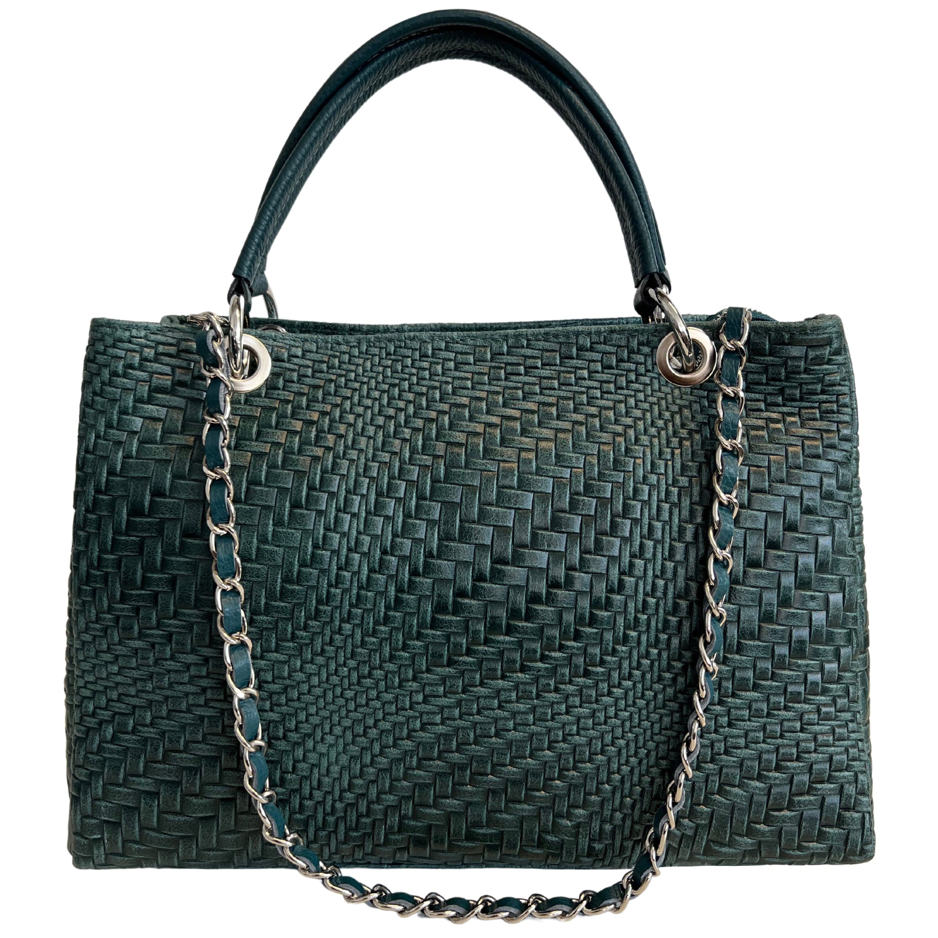 Modarno Borsa a mano da donna in vera pelle con tracolla 35x15x22 cm in Organizer borsa Modarno - Sesto Fiorentino, commercioVirtuoso.it