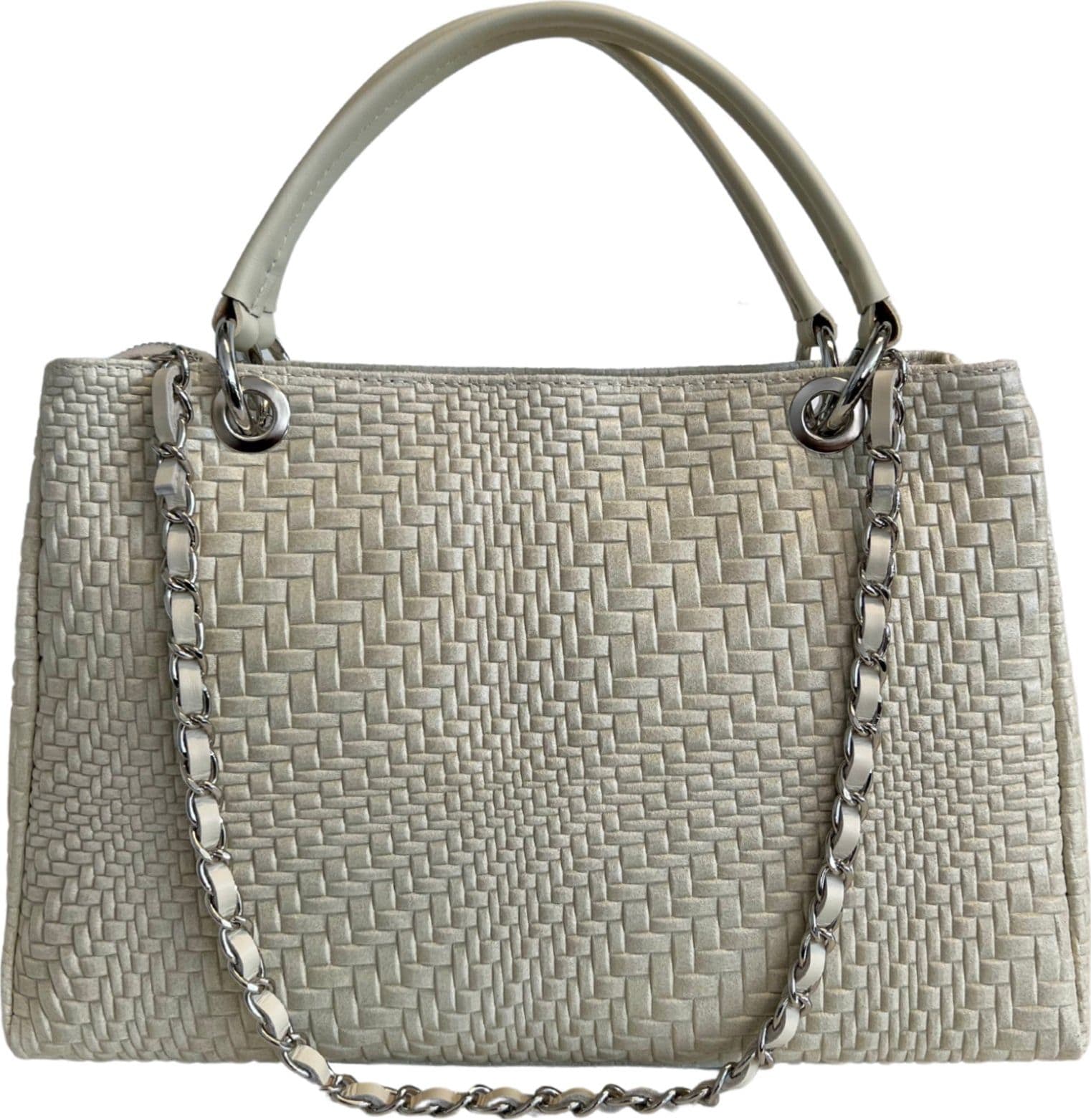 Modarno Borsa a mano da donna in vera pelle con tracolla 35x15x22 cm in Organizer borsa Modarno - Sesto Fiorentino, commercioVirtuoso.it
