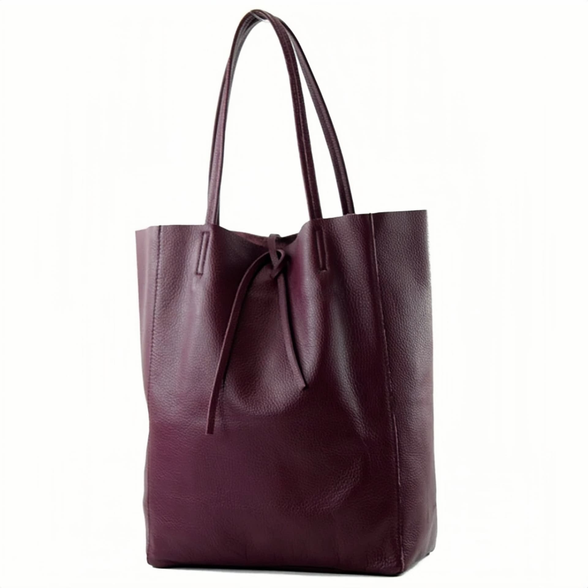 Modarno Shopper Bag a spalla in pelle con doppio manico, Shopper Large con tasca interna in pelle in Organizer borsa Modarno - Sesto Fiorentino, commercioVirtuoso.it