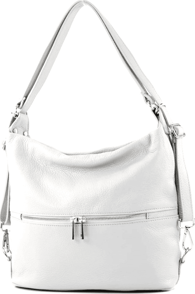 Modarno Borsa spalla da donna e borsa zaino 2 in 1 realizzato a mano, in vera pelle in Organizer borsa Modarno - Sesto Fiorentino, commercioVirtuoso.it