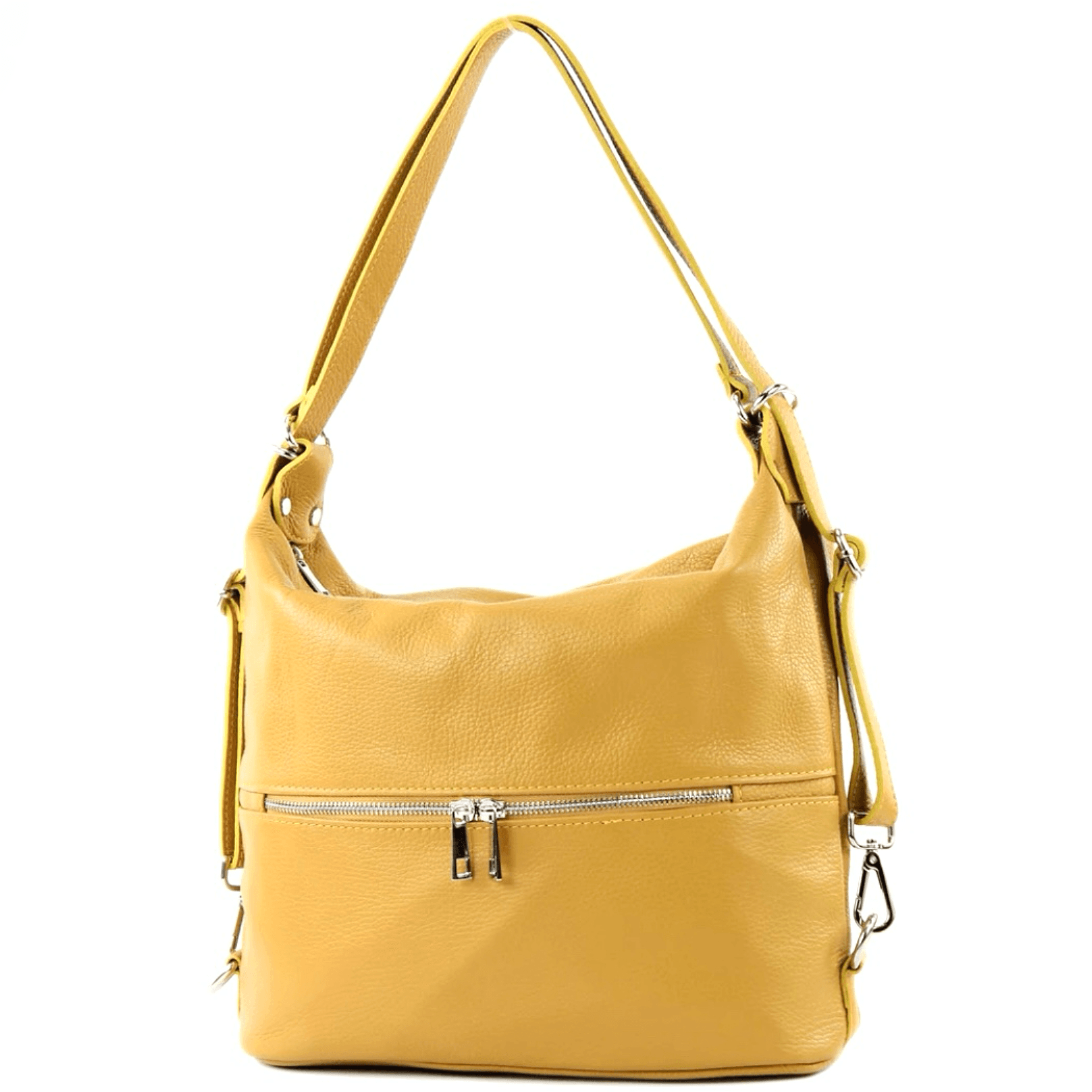 Modarno Borsa spalla da donna e borsa zaino 2 in 1 realizzato a mano, in vera pelle in Organizer borsa Modarno - Sesto Fiorentino, commercioVirtuoso.it