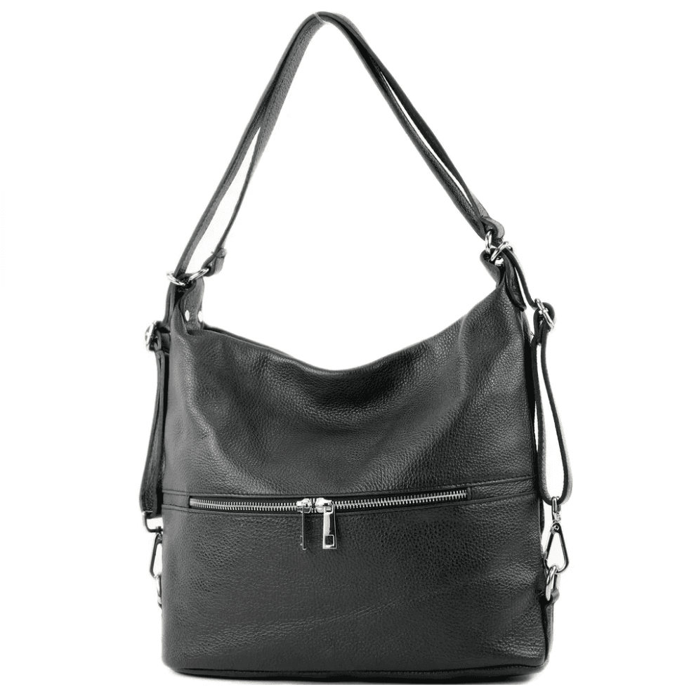 Modarno Borsa spalla da donna e borsa zaino 2 in 1 realizzato a mano, in vera pelle in Organizer borsa Modarno - Sesto Fiorentino, commercioVirtuoso.it