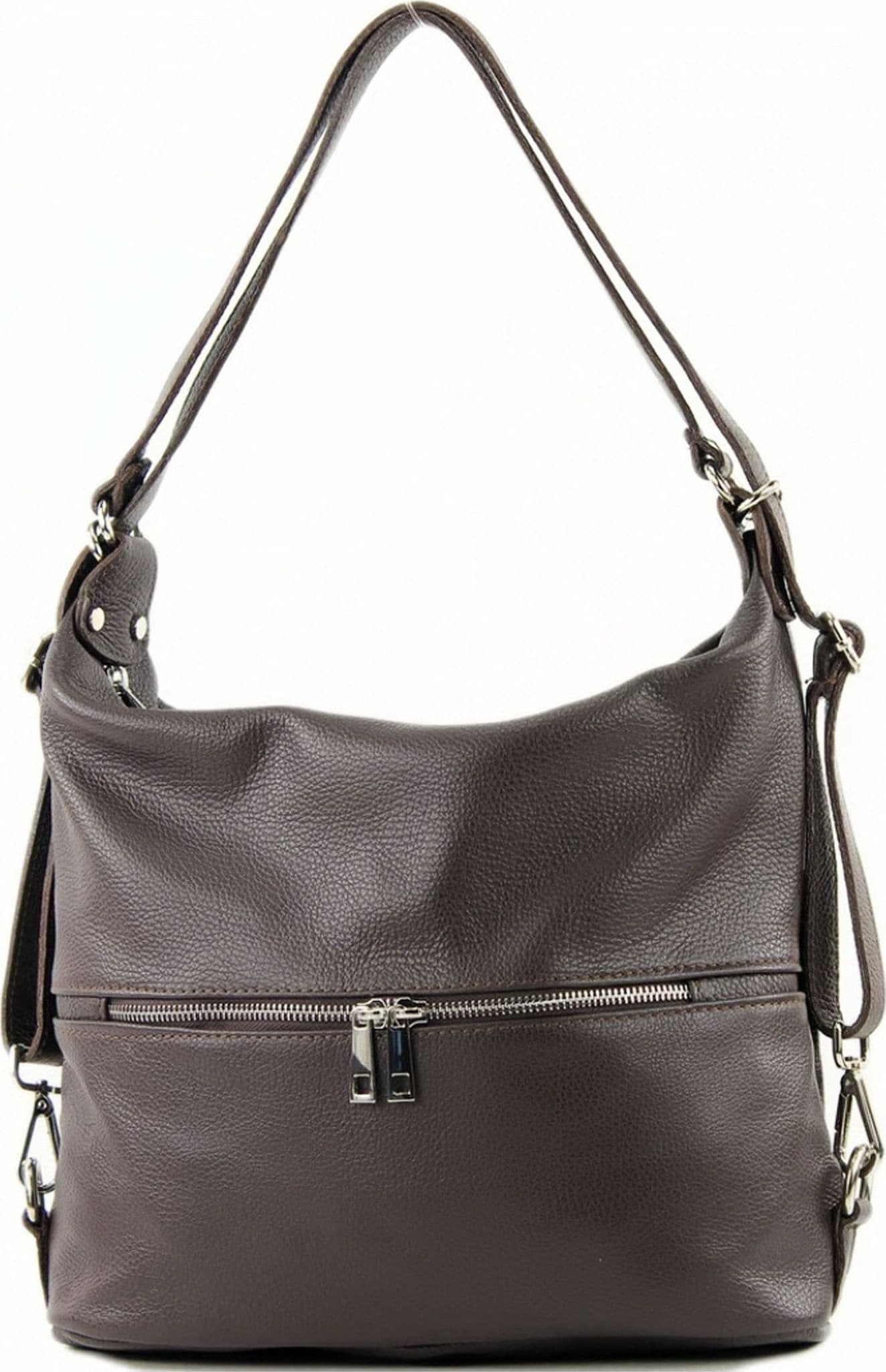 Modarno Borsa spalla da donna e borsa zaino 2 in 1 realizzato a mano, in vera pelle in Organizer borsa Modarno - Sesto Fiorentino, commercioVirtuoso.it