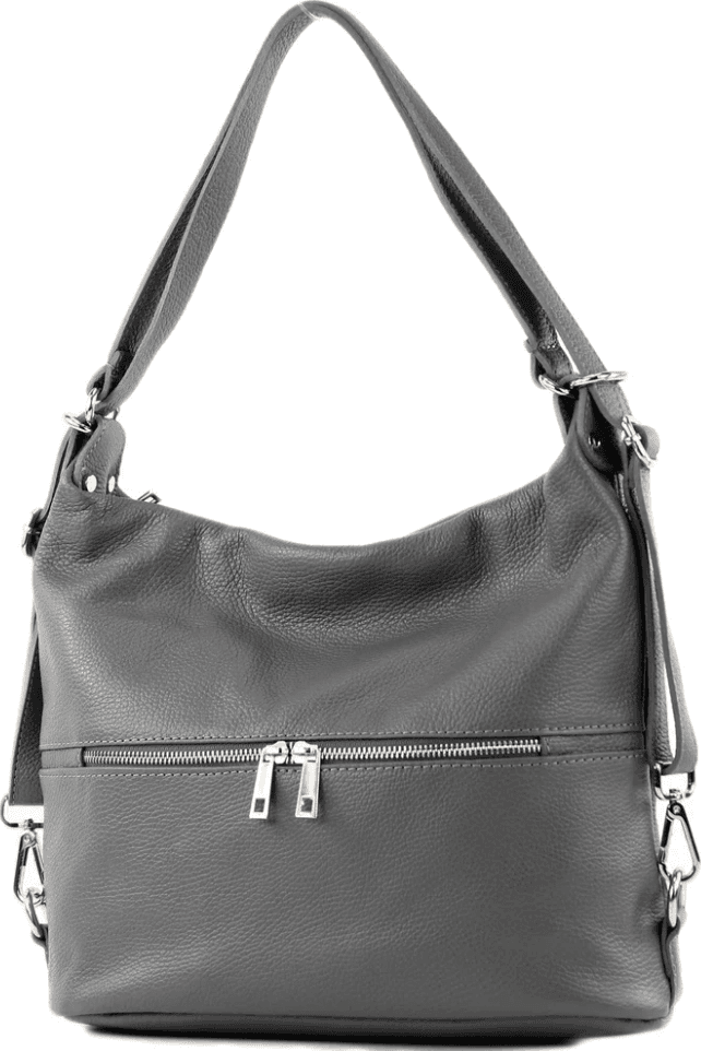 Modarno Borsa spalla da donna e borsa zaino 2 in 1 realizzato a mano, in vera pelle in Organizer borsa Modarno - Sesto Fiorentino, commercioVirtuoso.it