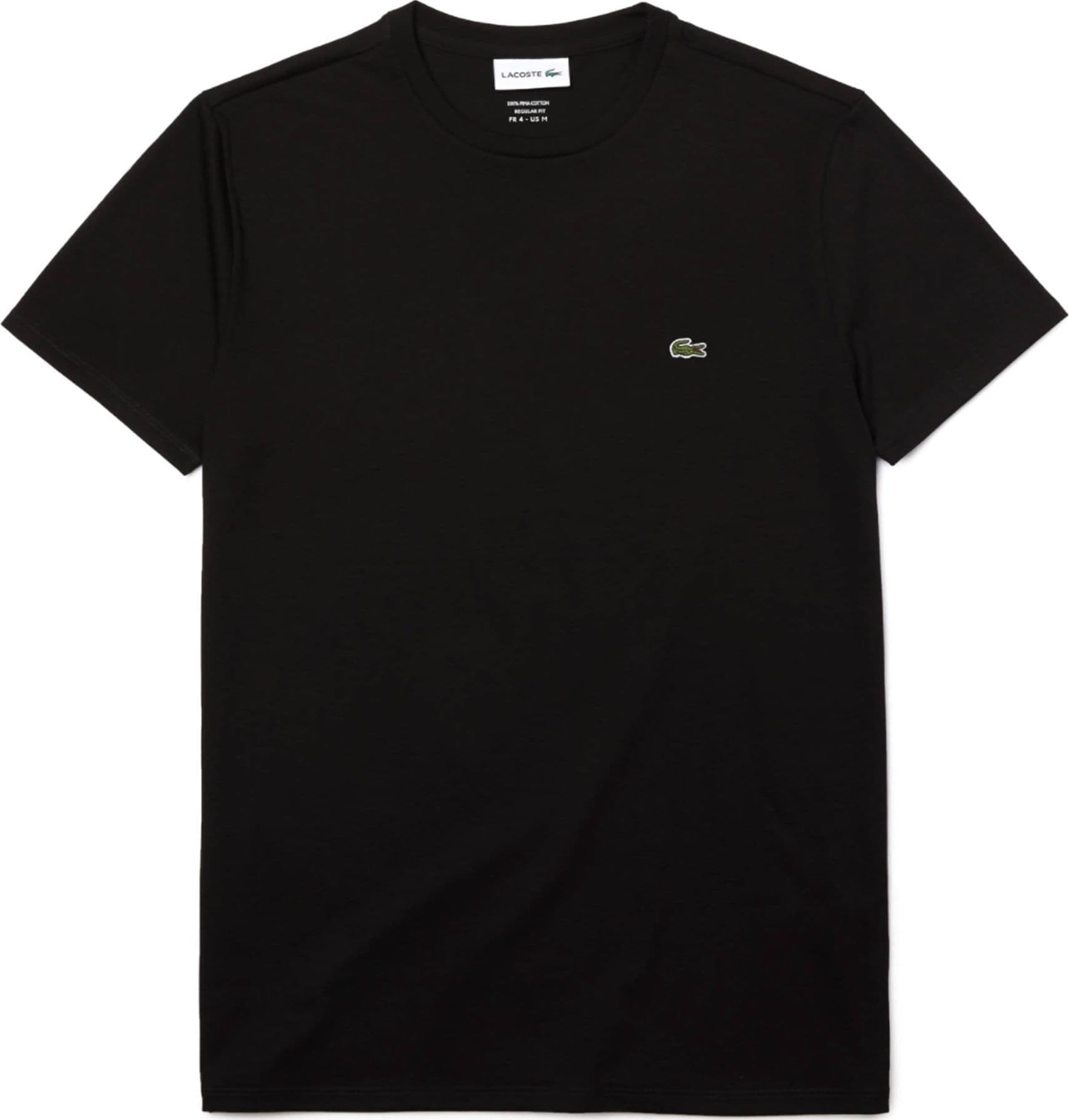 T-Shirt Uomo Lacoste Tinta Unita Con Logo T-Shirt Casual Maniche Corte Scollo Rotondo 100% Cotone in T-shirt Euforia - Bronte, commercioVirtuoso.it