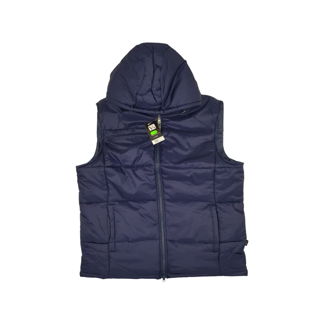 GILET IN NYLON CON CAPPUCCIO COLORI BLU E GRIGIO MODELLO SIRIO VEGA XXL - 3